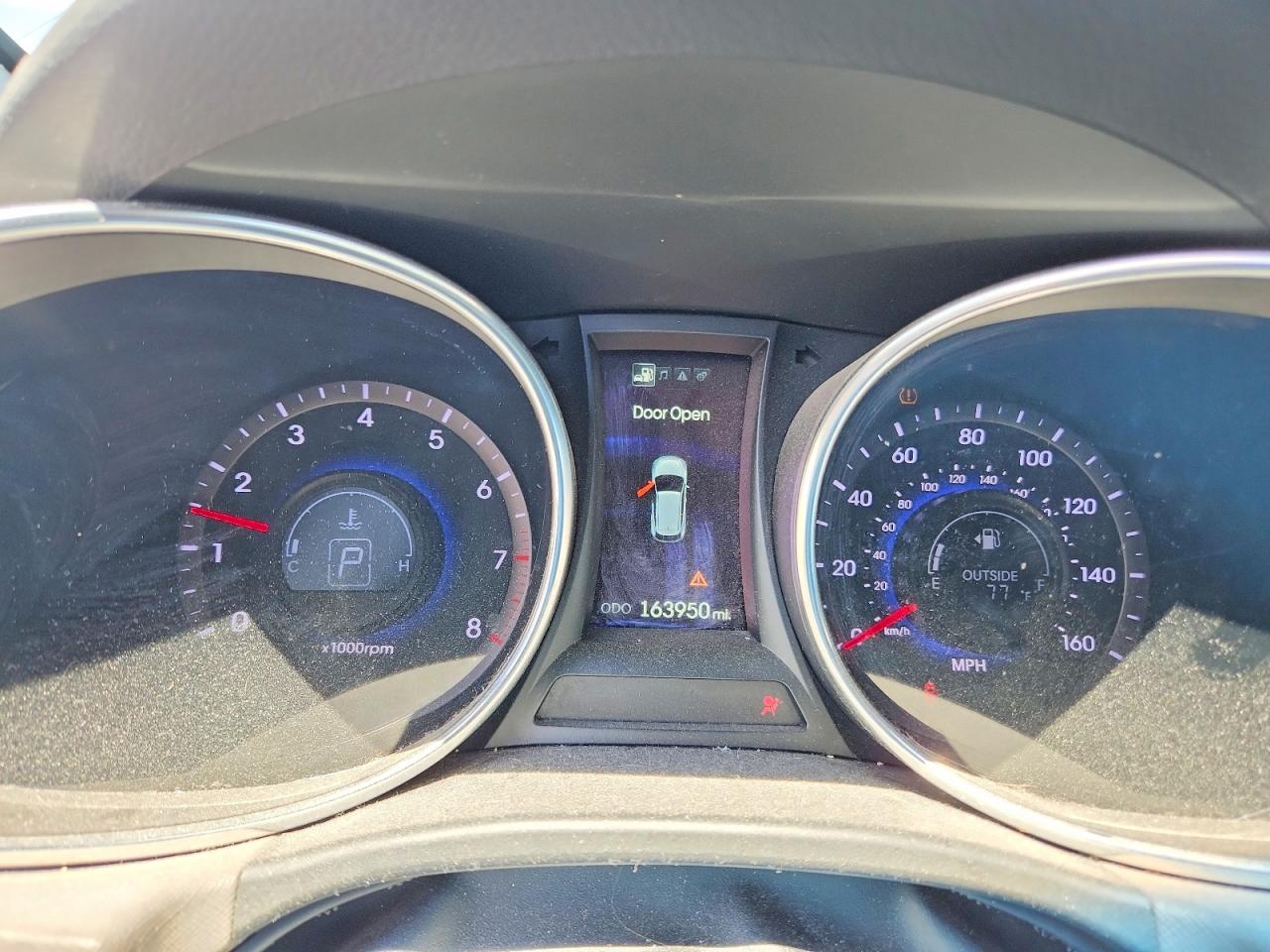 2014 Hyundai Santa Fe Gls Silver vin: KM8SNDHF1EU071889