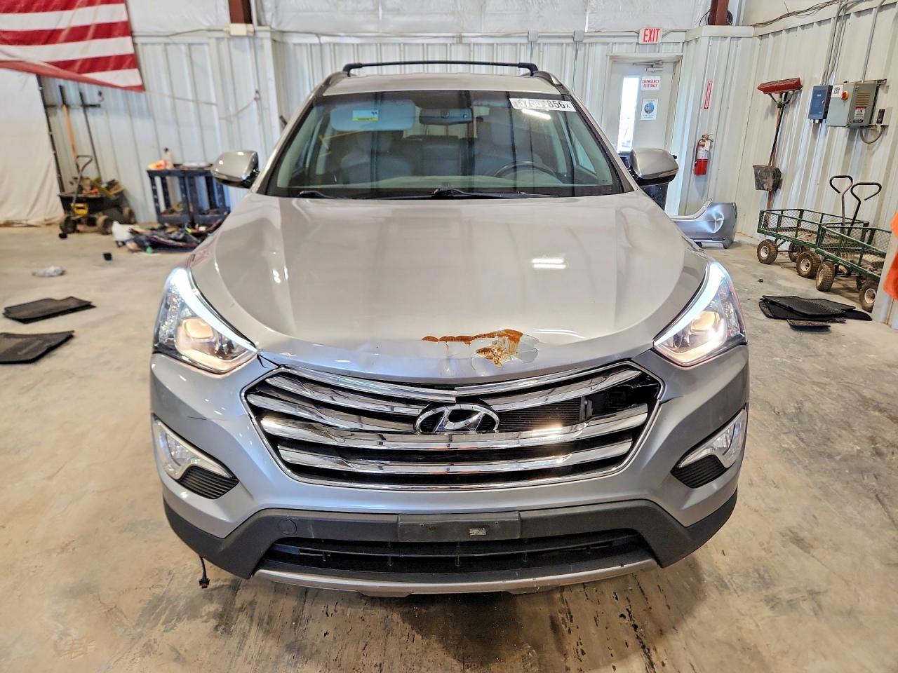 2014 Hyundai Santa Fe Gls Silver vin: KM8SNDHF2EU075479