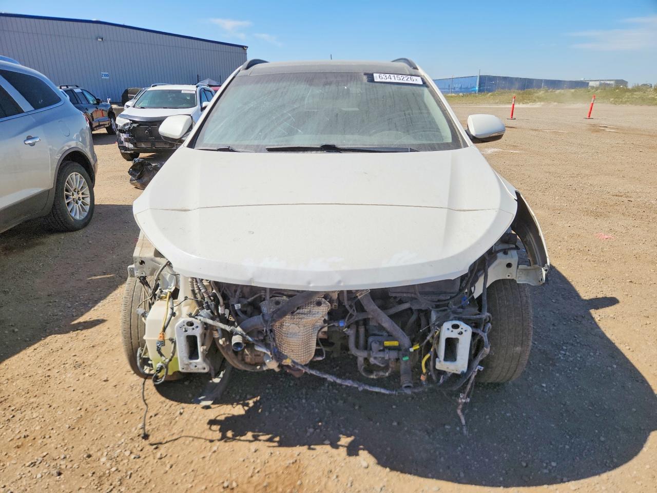 2015 Hyundai Santa Fe Gls White vin: KM8SNDHF2FU126481