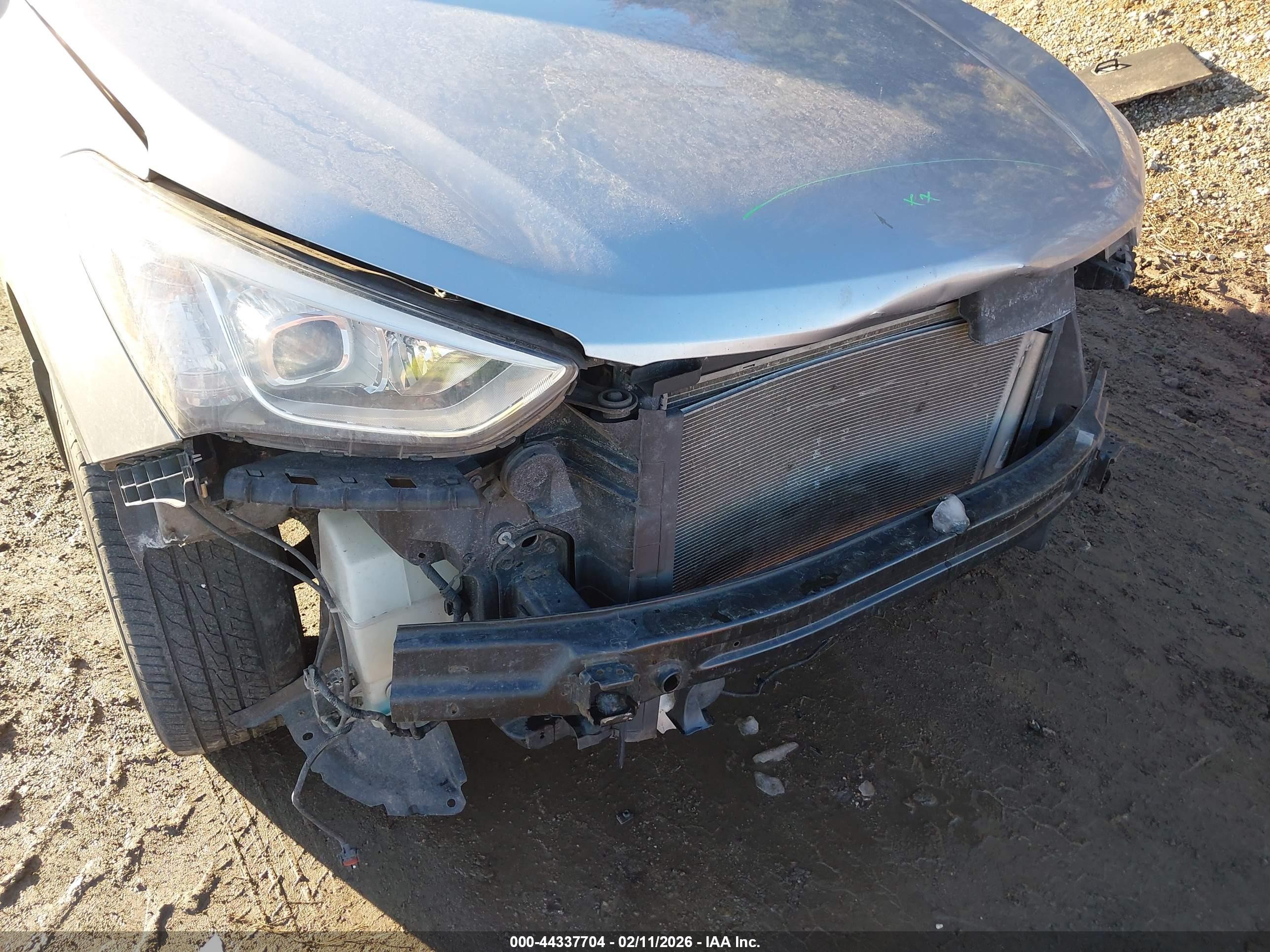 2014 Hyundai Santa Fe Limited Серый vin: KM8SNDHF3EU074647