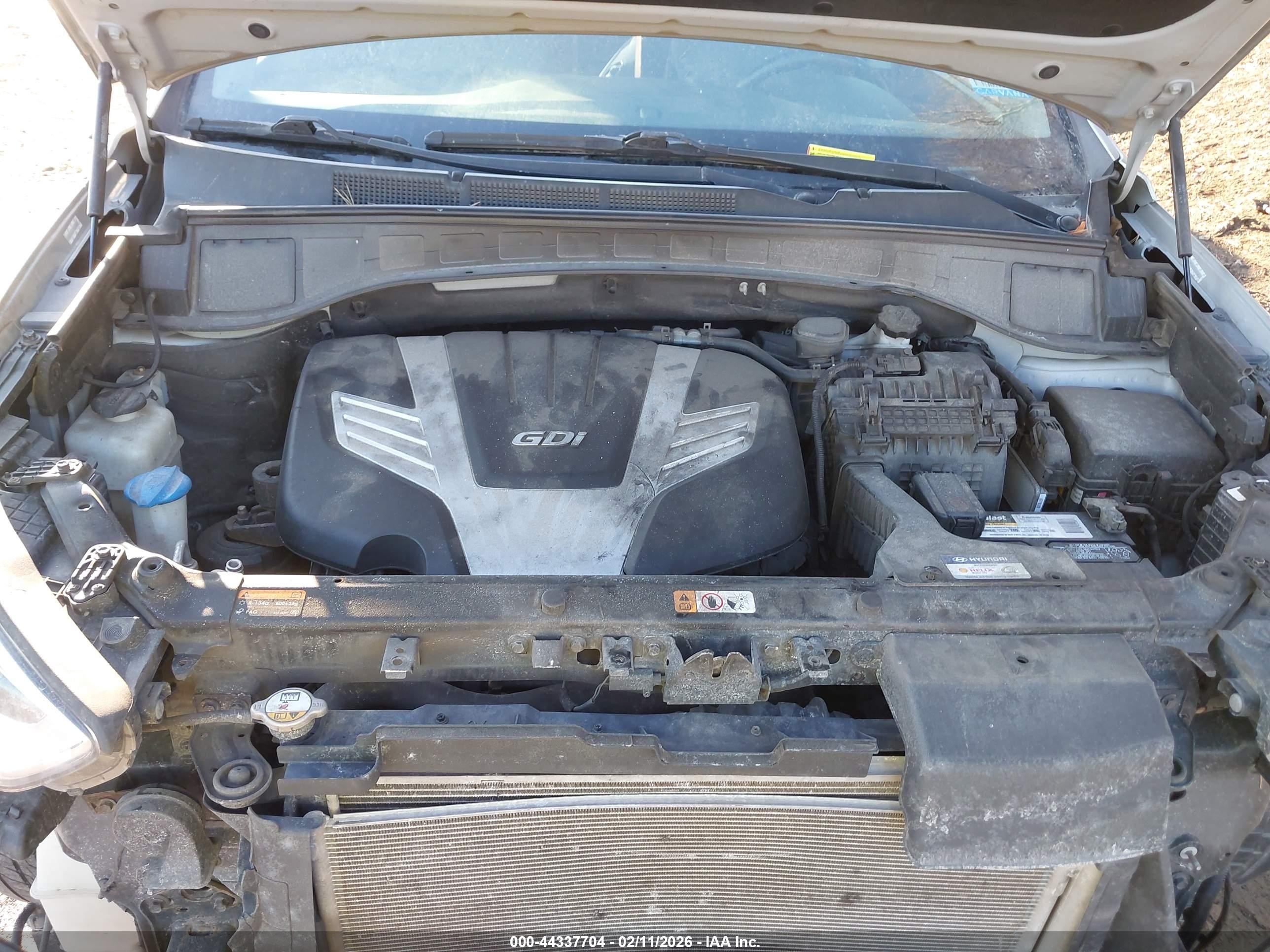2014 Hyundai Santa Fe Limited Серый vin: KM8SNDHF3EU074647