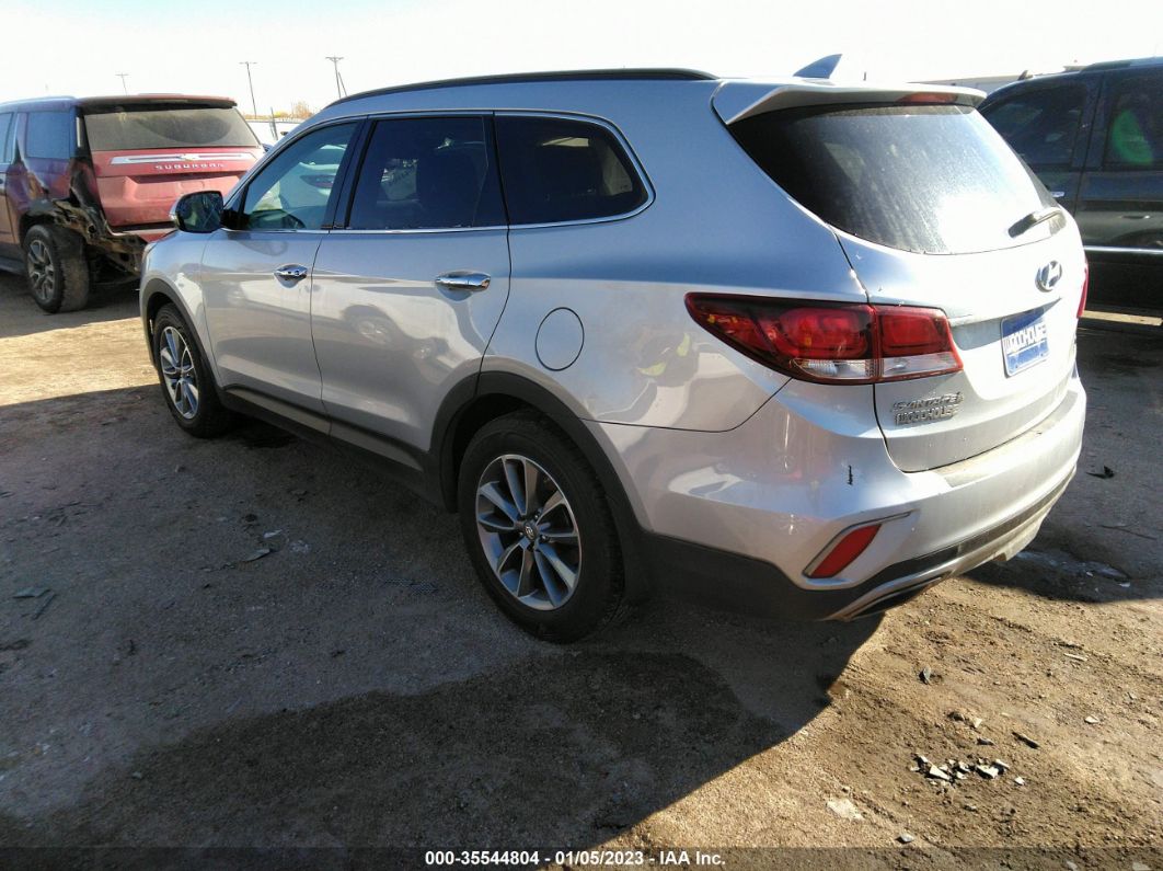 2017 Hyundai Santa Fe Se Silver vin: KM8SNDHF3HU223790