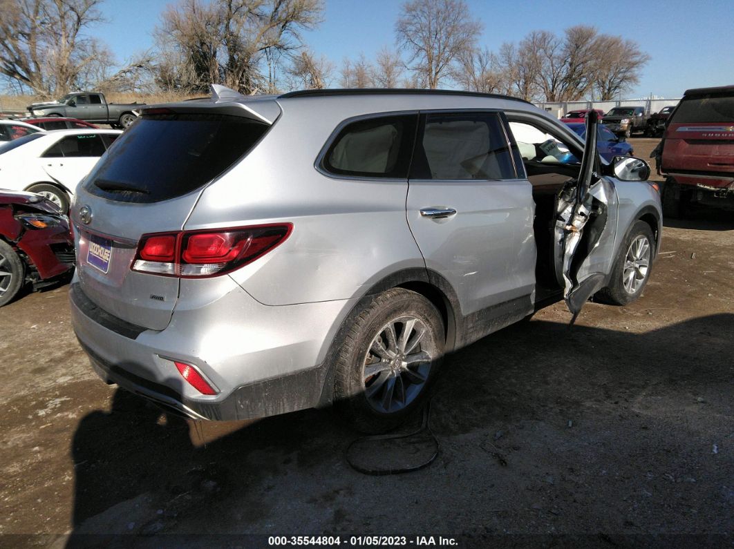 2017 Hyundai Santa Fe Se Silver vin: KM8SNDHF3HU223790