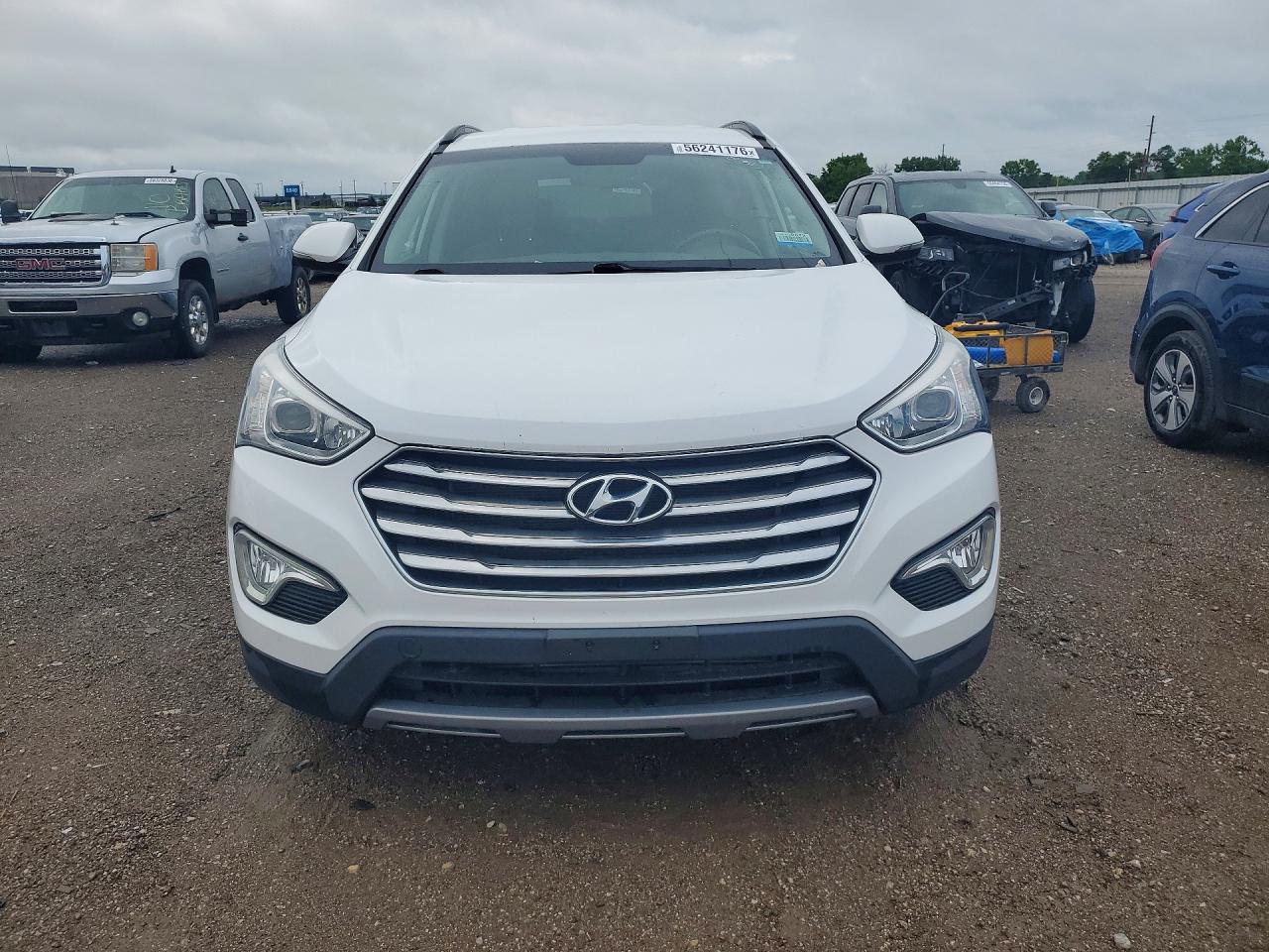 2014 Hyundai Santa Fe Gls Белый vin: KM8SNDHF4EU035551
