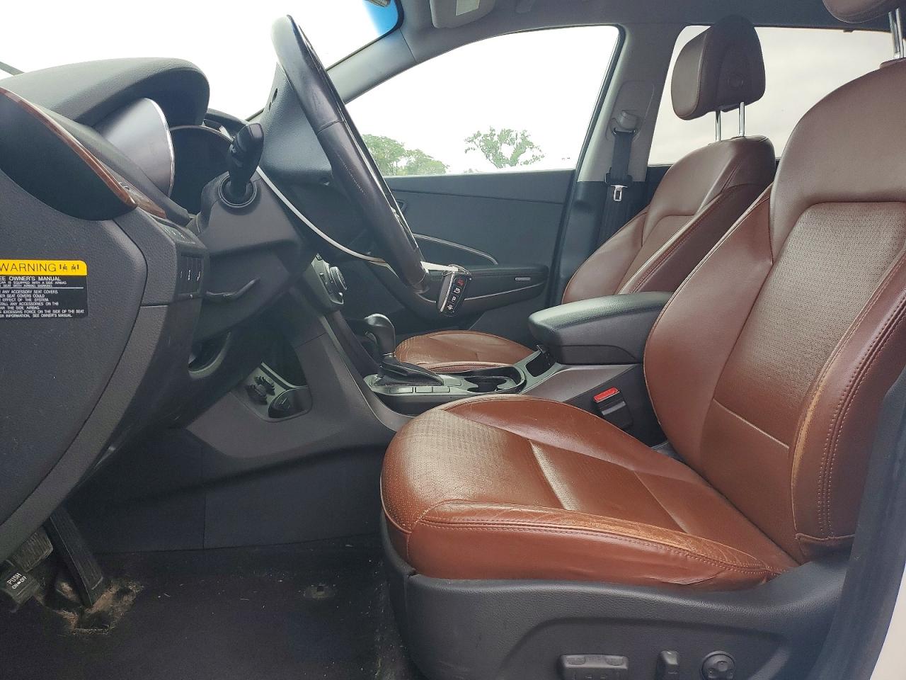 2014 Hyundai Santa Fe Gls Белый vin: KM8SNDHF4EU035551