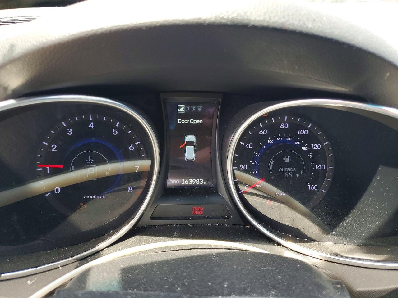 2014 Hyundai Santa Fe Gls Белый vin: KM8SNDHF4EU037316