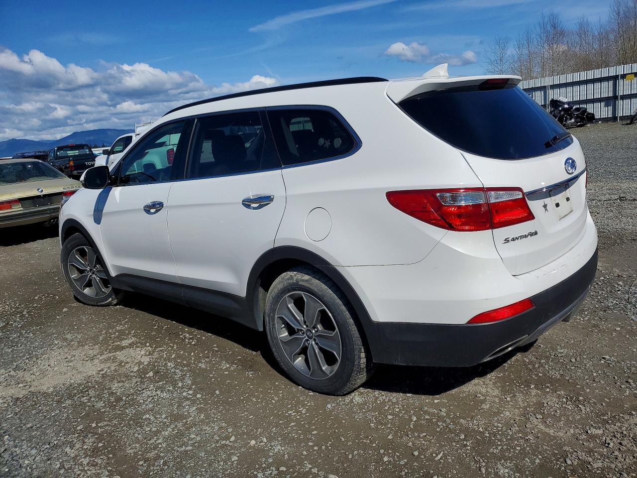 2014 Hyundai Santa Fe Limited White vin: KM8SNDHF4EU059932