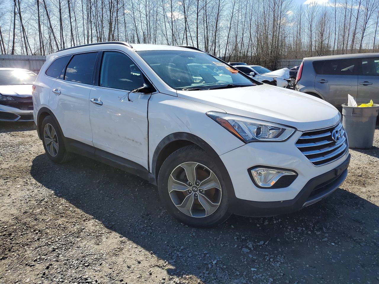 2014 Hyundai Santa Fe Limited White vin: KM8SNDHF4EU059932