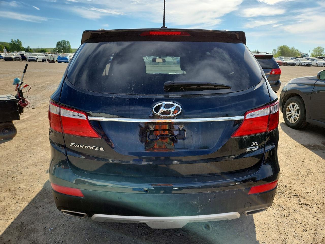 2014 Hyundai Santa Fe Gls Black vin: KM8SNDHF4EU066332