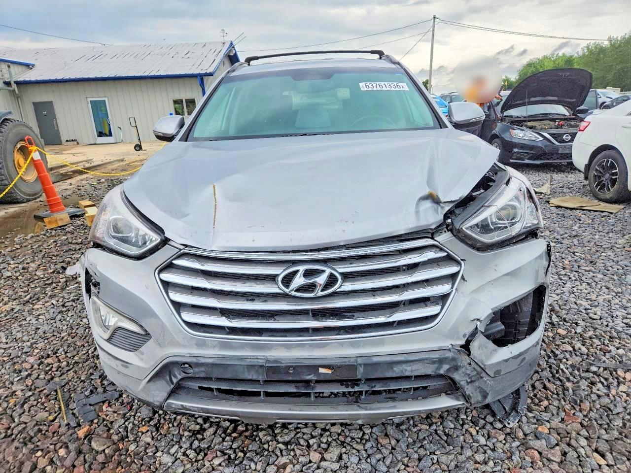 2015 Hyundai Santa Fe Gls Silver vin: KM8SNDHF4FU126546