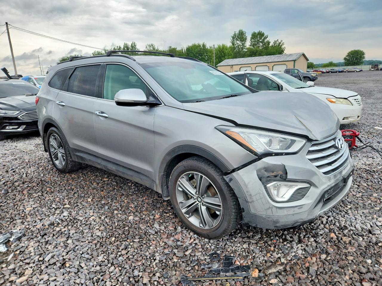 2015 Hyundai Santa Fe Gls Silver vin: KM8SNDHF4FU126546