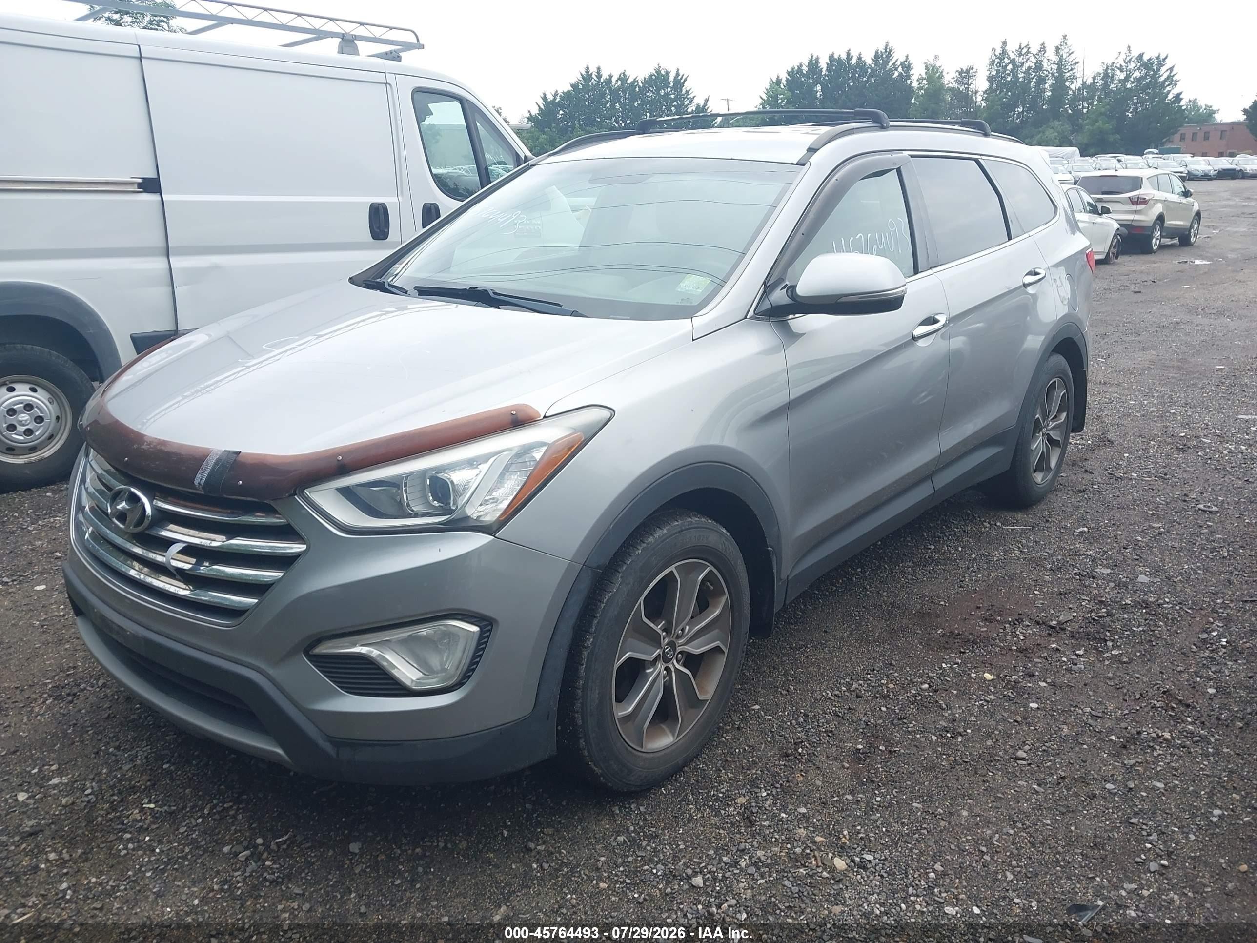 2013 Hyundai Santa Fe Gls Silver vin: KM8SNDHF5DU009863