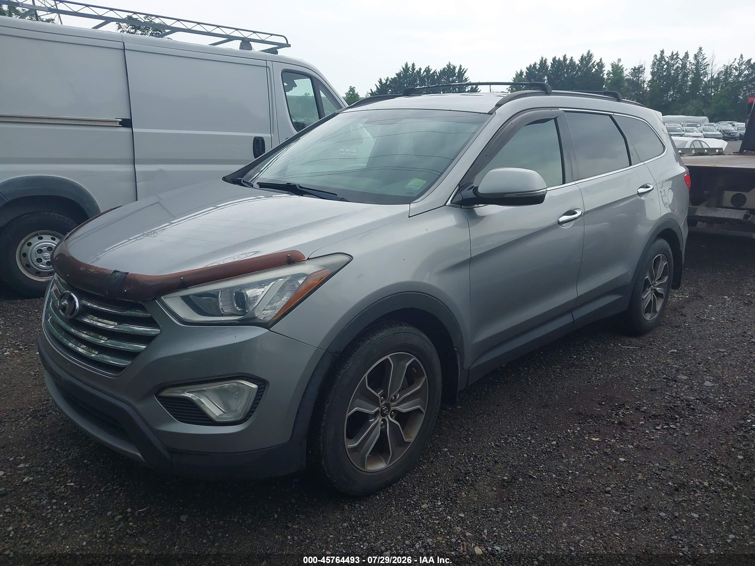2013 Hyundai Santa Fe Gls Silver vin: KM8SNDHF5DU009863