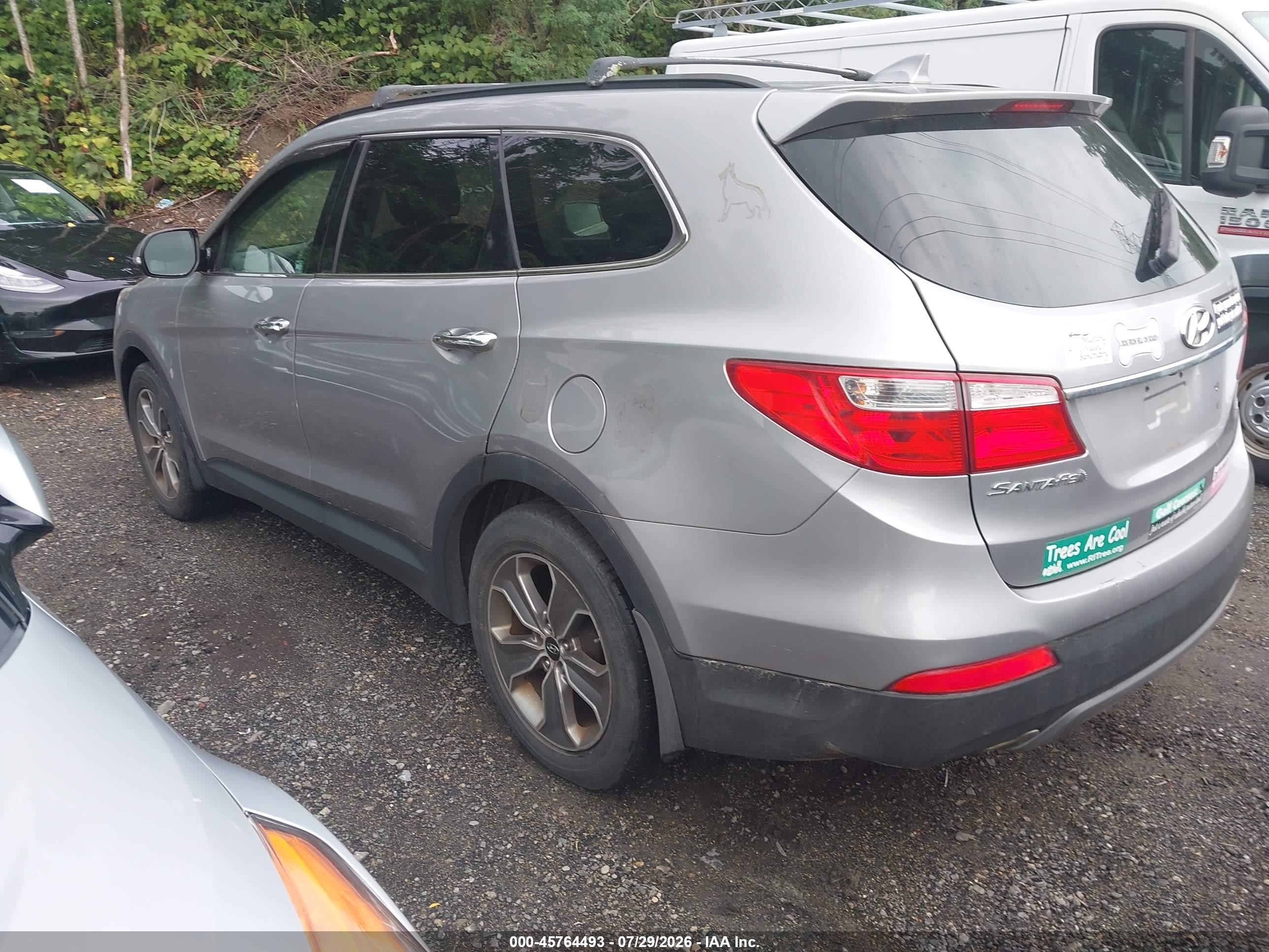 2013 Hyundai Santa Fe Gls Silver vin: KM8SNDHF5DU009863