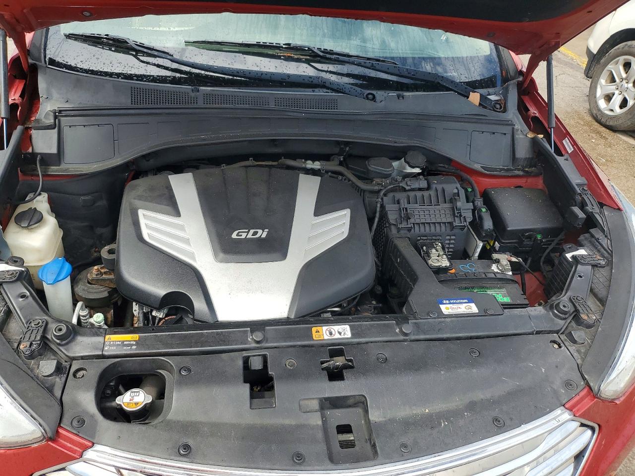 2013 Hyundai Santa Fe Gls Red vin: KM8SNDHF5DU013864