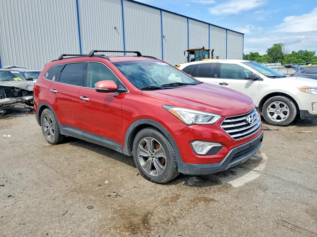 2013 Hyundai Santa Fe Gls Red vin: KM8SNDHF5DU013864