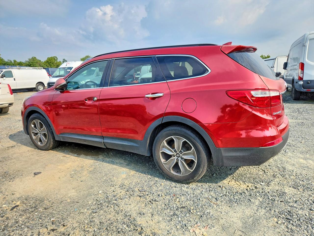 2013 Hyundai Santa Fe Gls Red vin: KM8SNDHF6DU013498