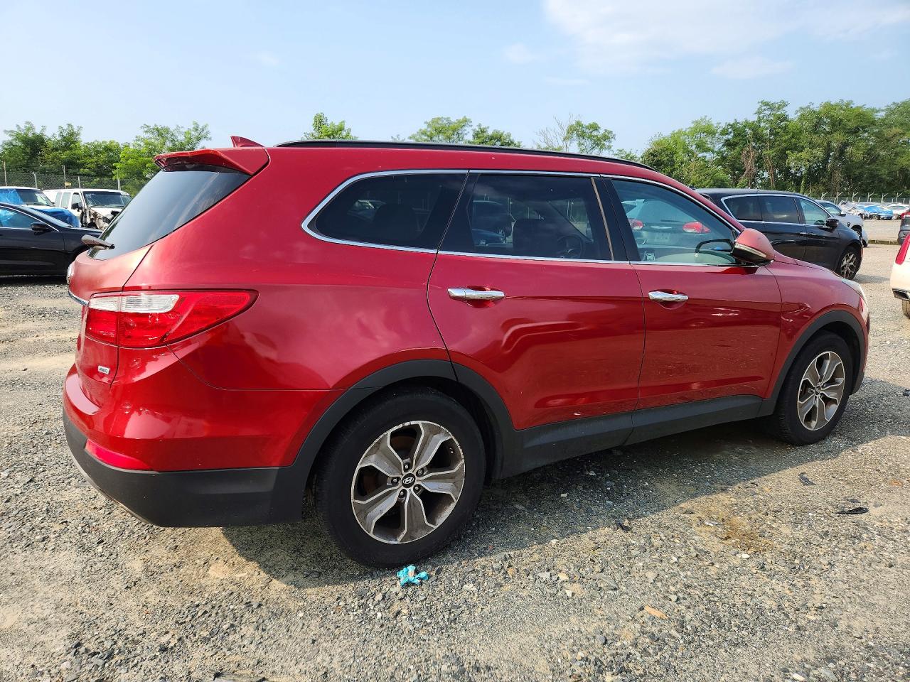 2013 Hyundai Santa Fe Gls Red vin: KM8SNDHF6DU013498