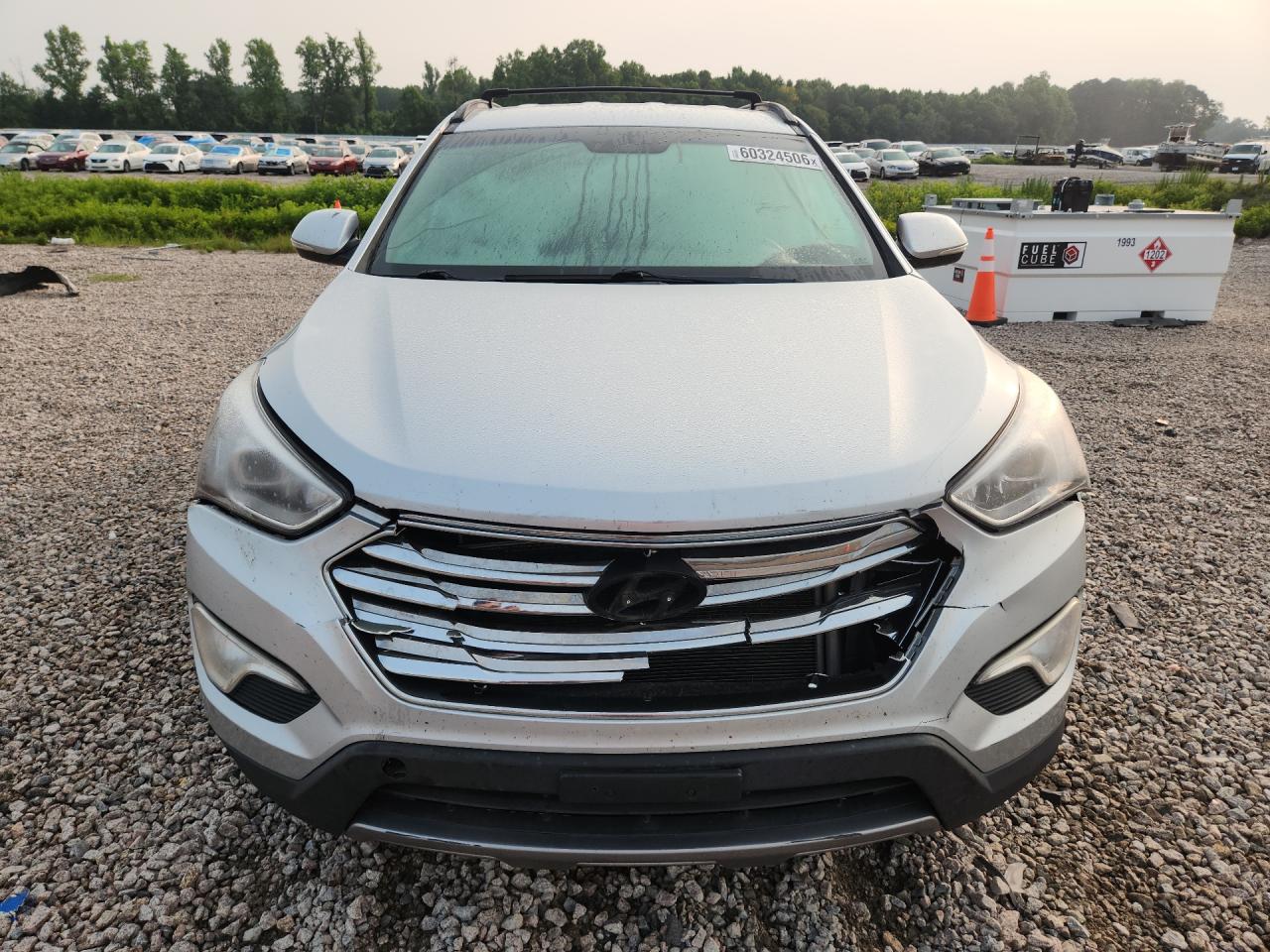 2014 Hyundai Santa Fe Gls Silver vin: KM8SNDHF6EU057986