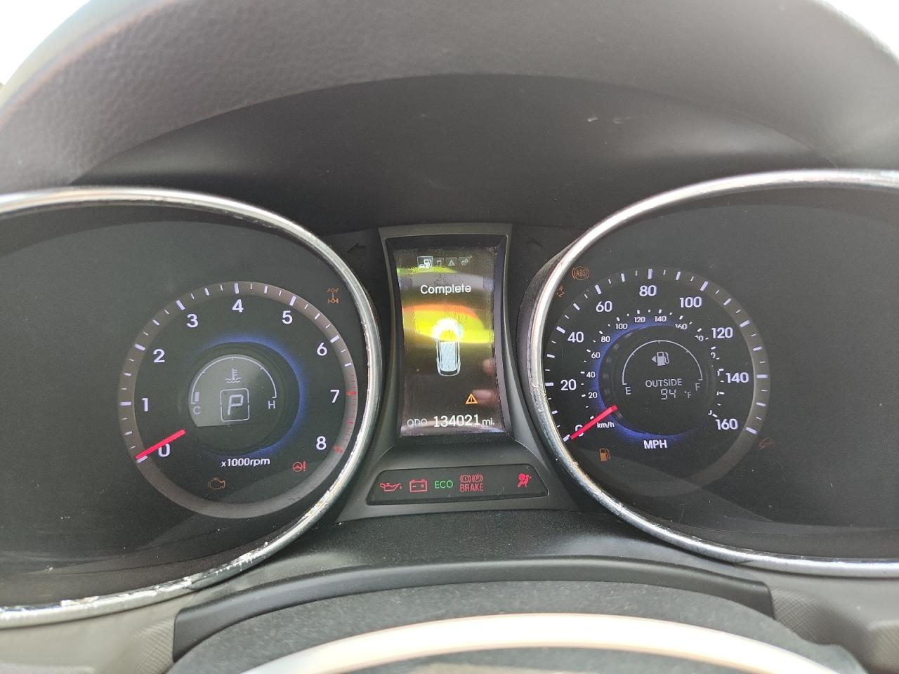 2014 Hyundai Santa Fe Gls Silver vin: KM8SNDHF6EU057986