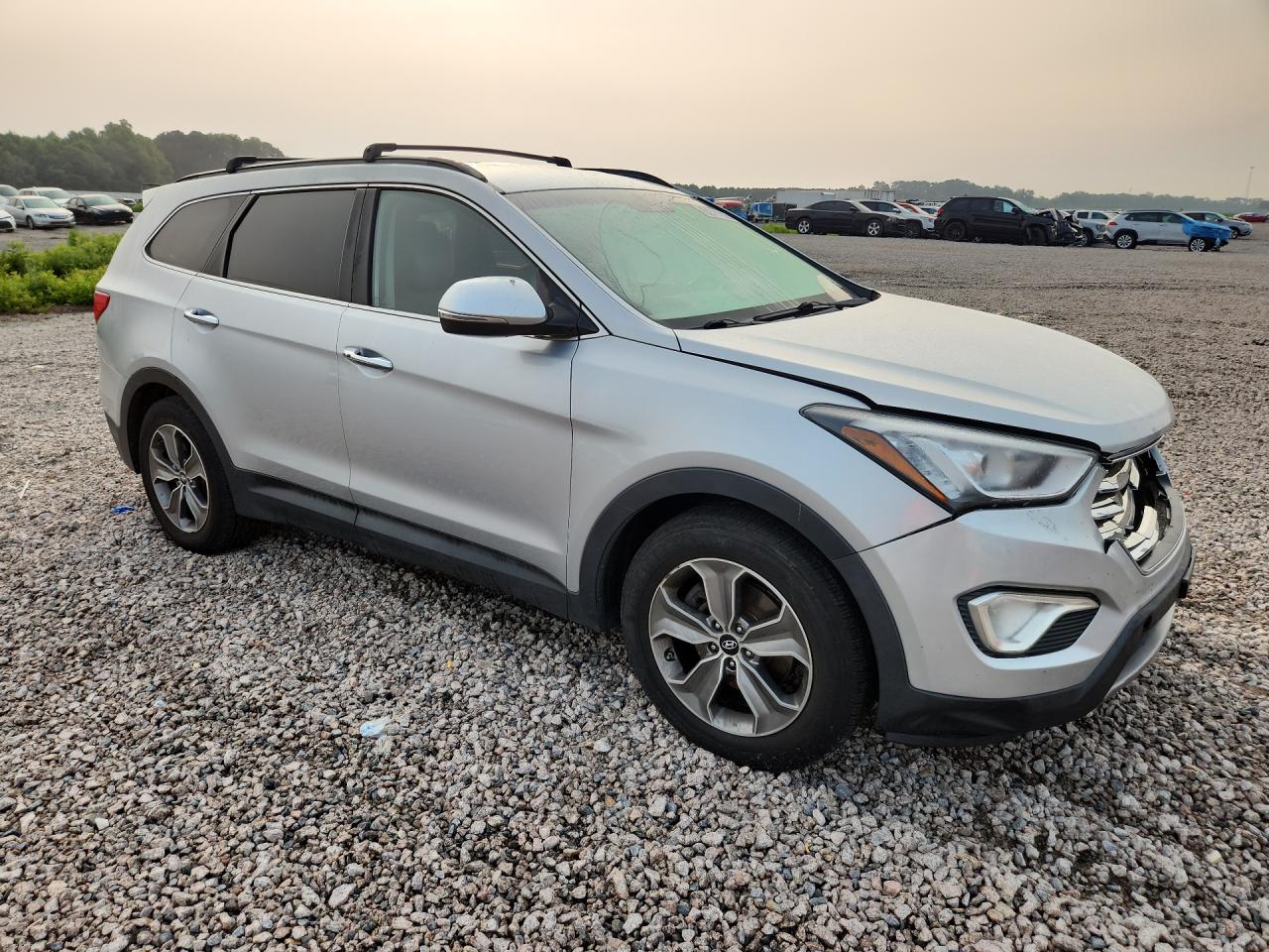 2014 Hyundai Santa Fe Gls Silver vin: KM8SNDHF6EU057986