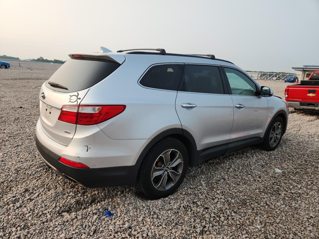 2014 Hyundai Santa Fe Gls Silver vin: KM8SNDHF6EU057986
