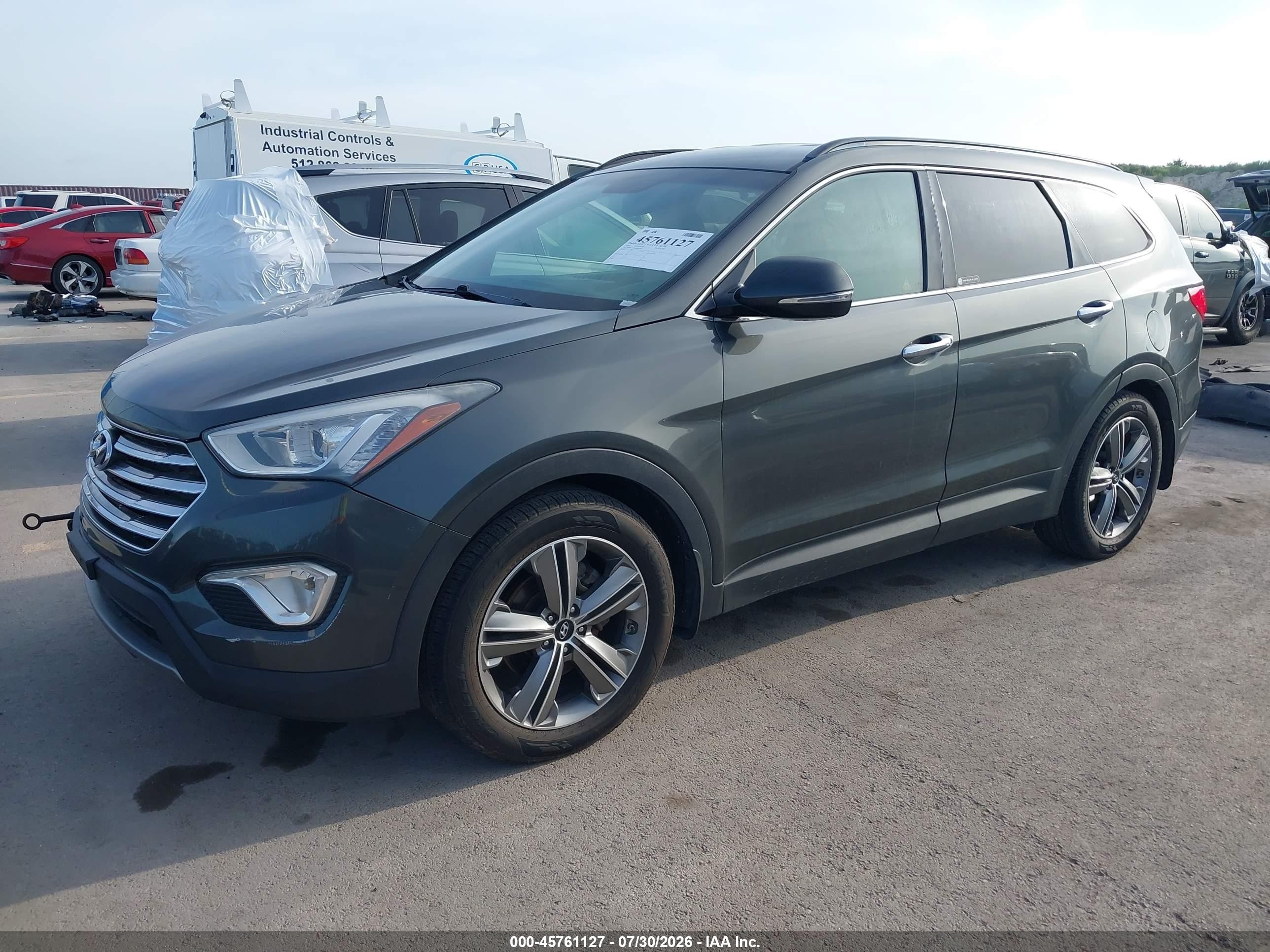 2014 Hyundai Santa Fe Gls Green vin: KM8SNDHF6EU075548