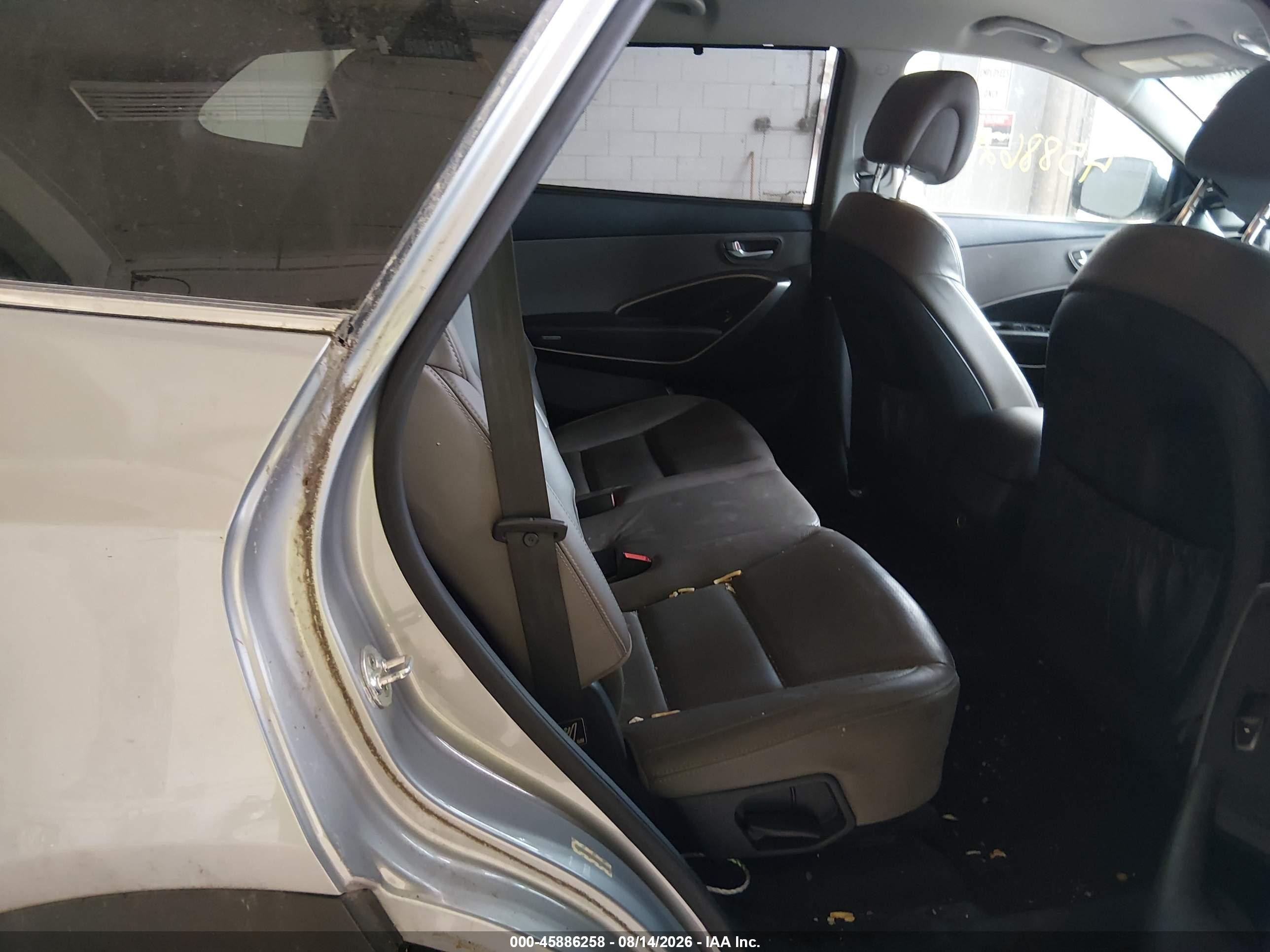 2014 Hyundai Santa Fe Gls Gray vin: KM8SNDHF6EU075632