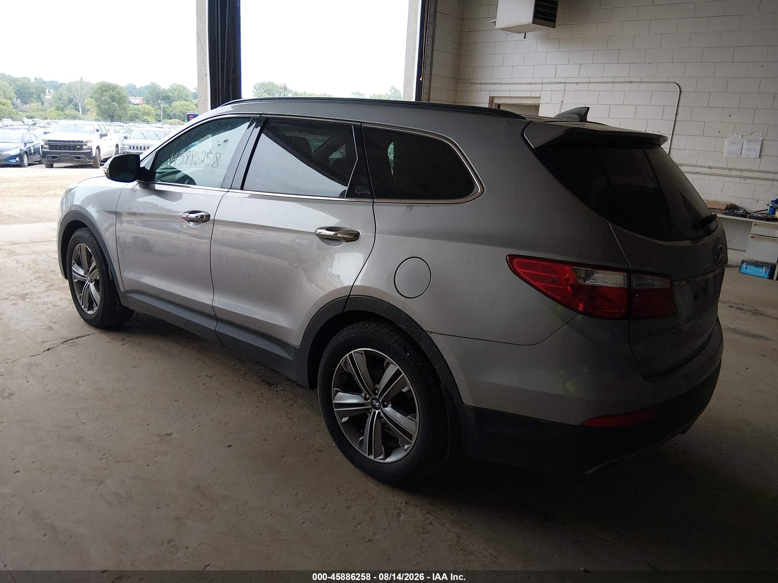 2014 Hyundai Santa Fe Gls Gray vin: KM8SNDHF6EU075632