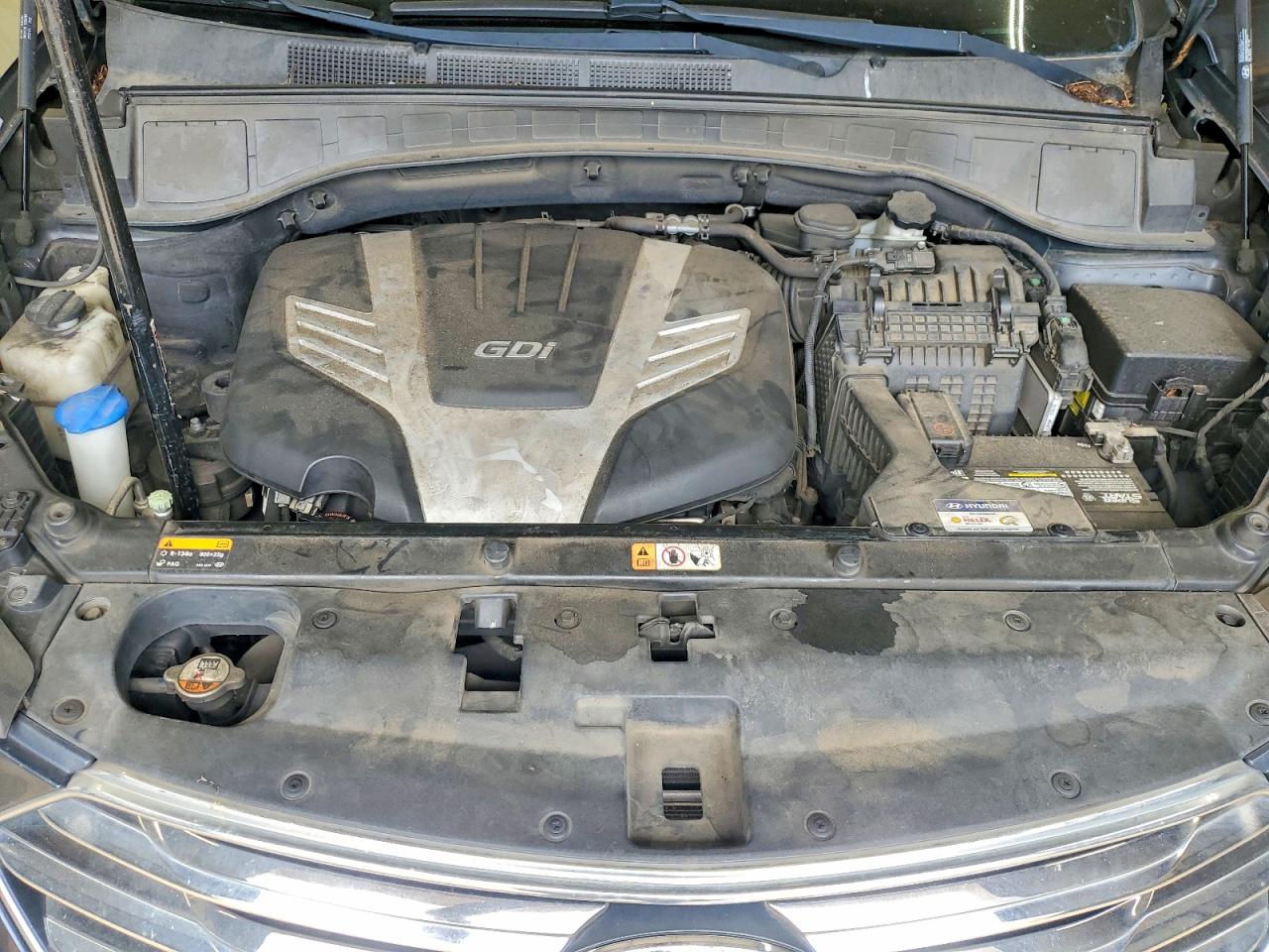 2014 Hyundai Santa Fe Charcoal vin: KM8SNDHF7EU038573