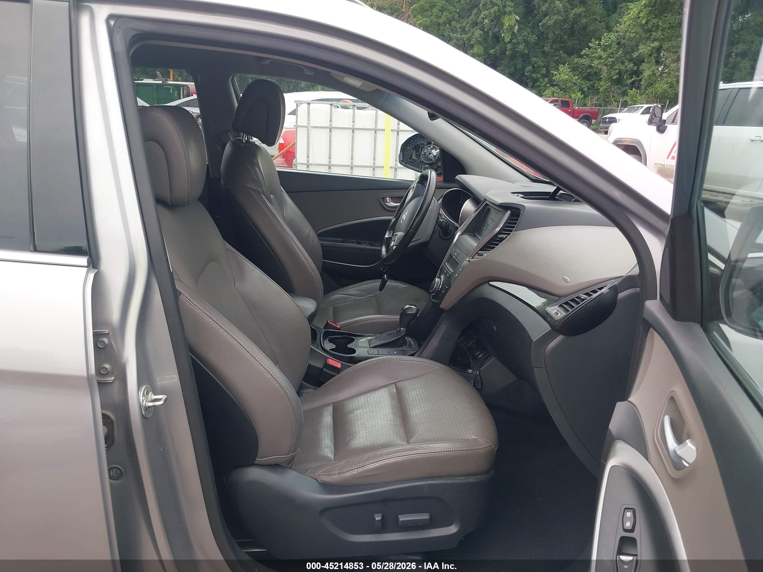 2014 Hyundai Santa Fe Gls Gray vin: KM8SNDHF7EU075669