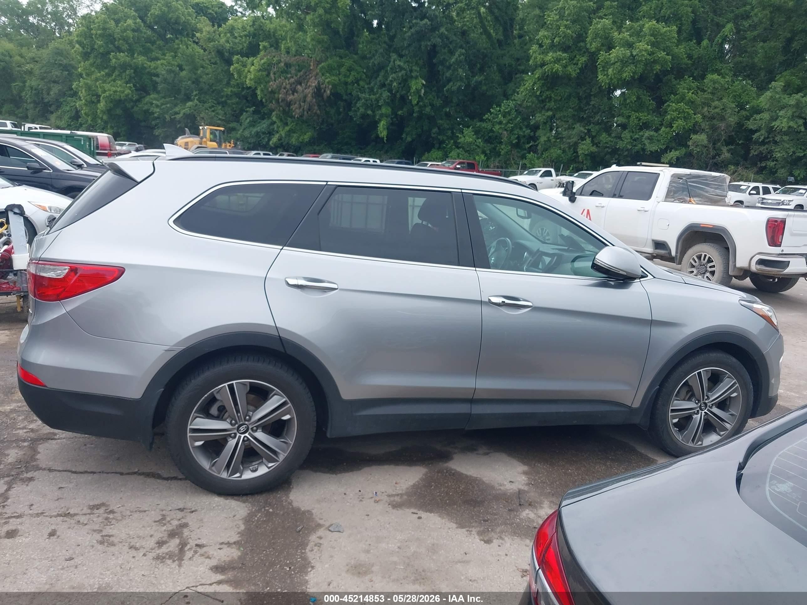 2014 Hyundai Santa Fe Gls Gray vin: KM8SNDHF7EU075669