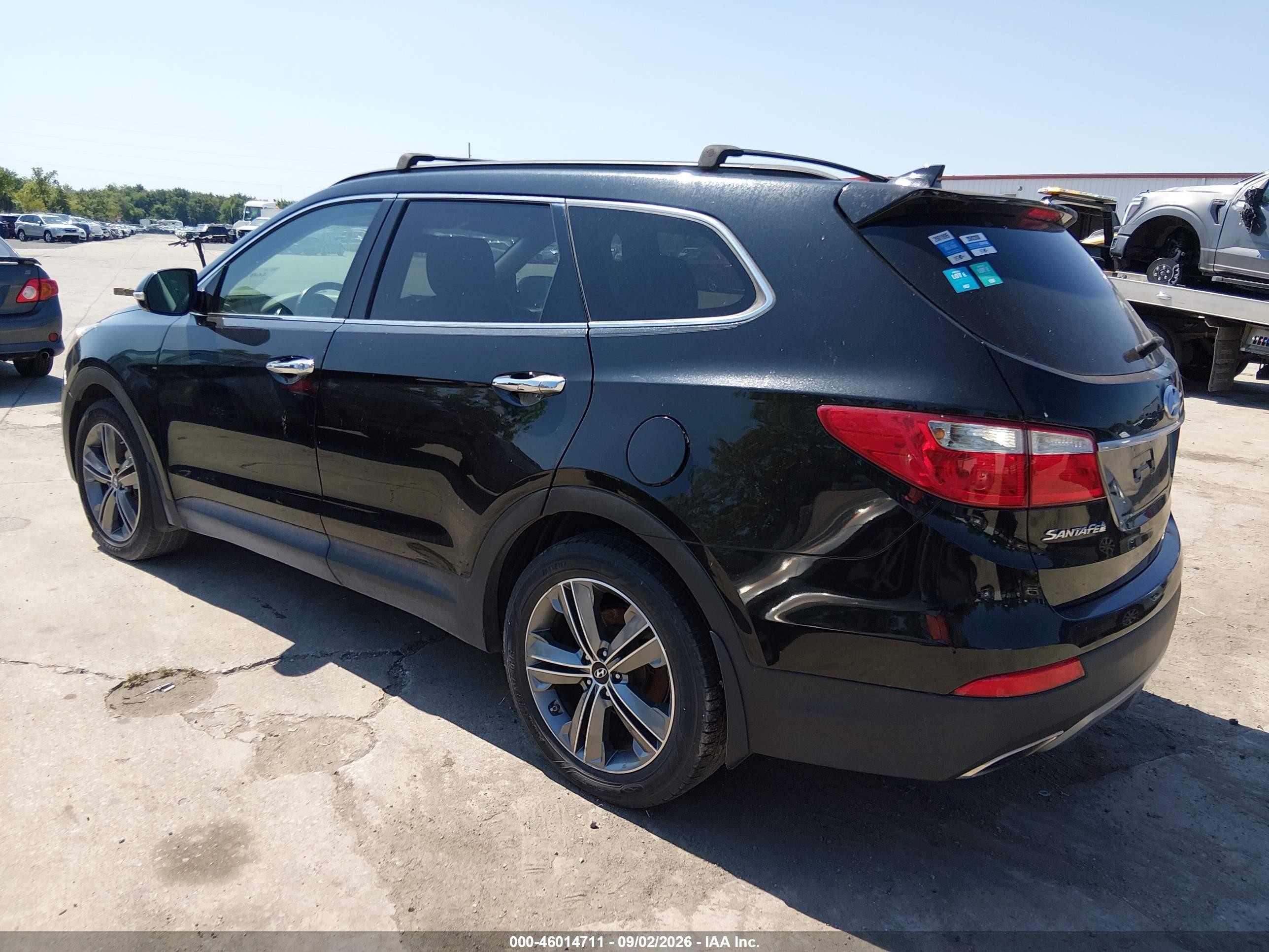 2015 Hyundai Santa Fe Limited Black vin: KM8SNDHF7FU109952