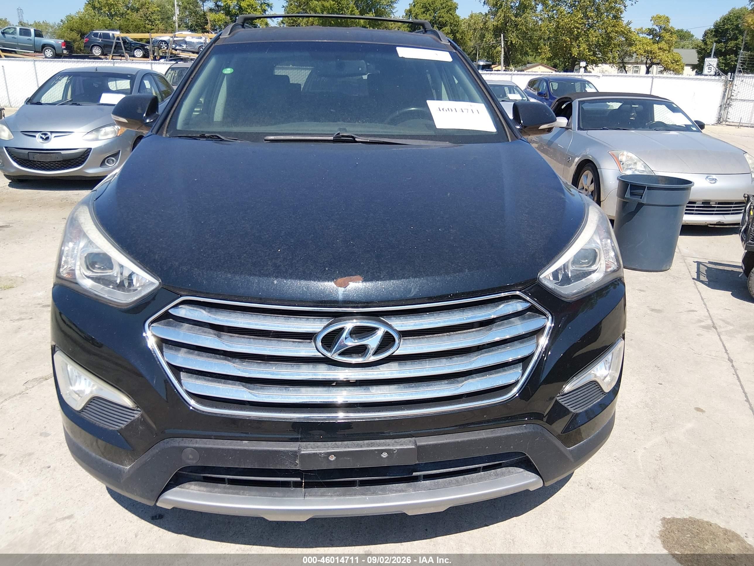 2015 Hyundai Santa Fe Limited Black vin: KM8SNDHF7FU109952