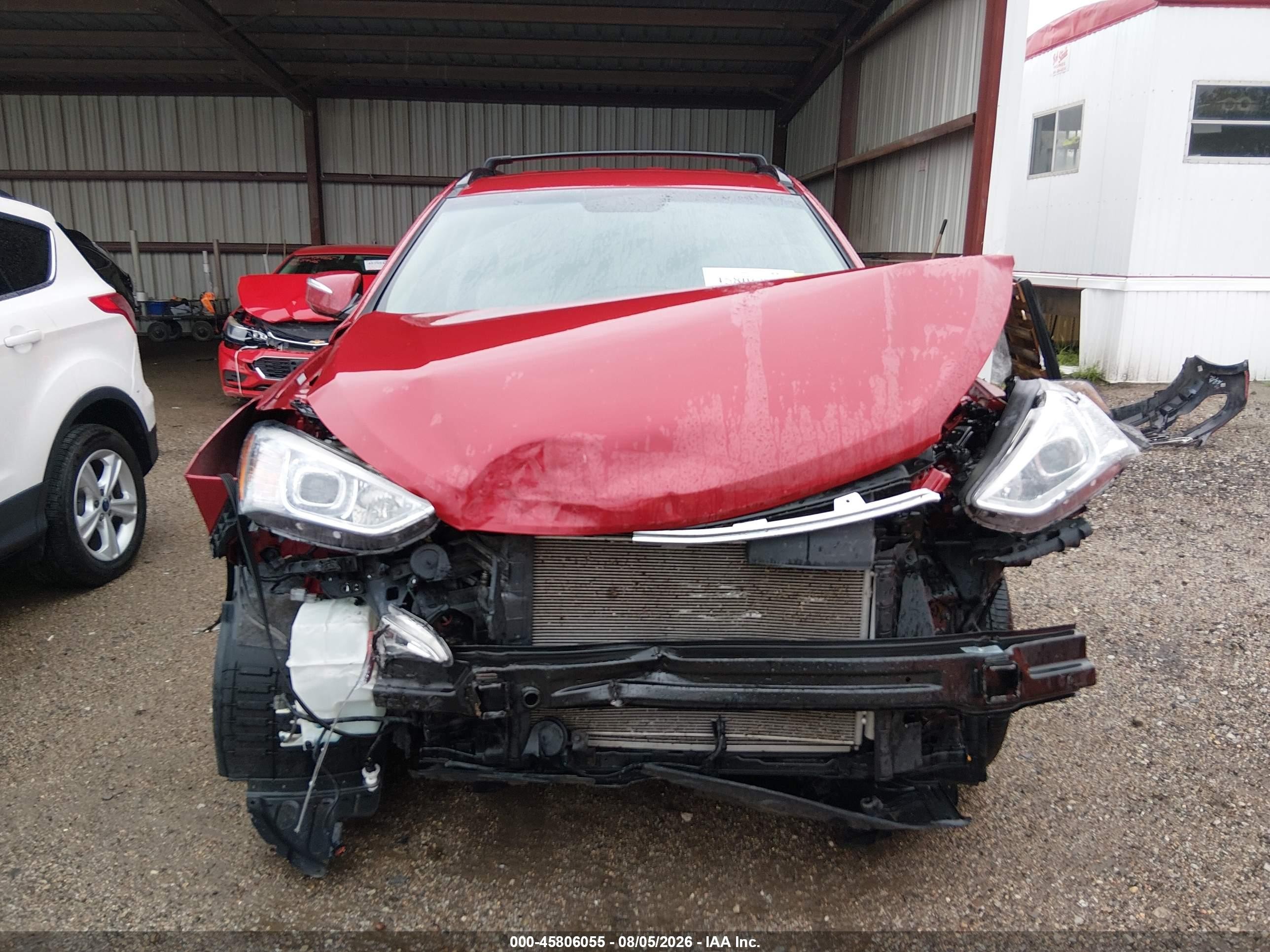2015 Hyundai Santa Fe Gls Red vin: KM8SNDHF7FU117694