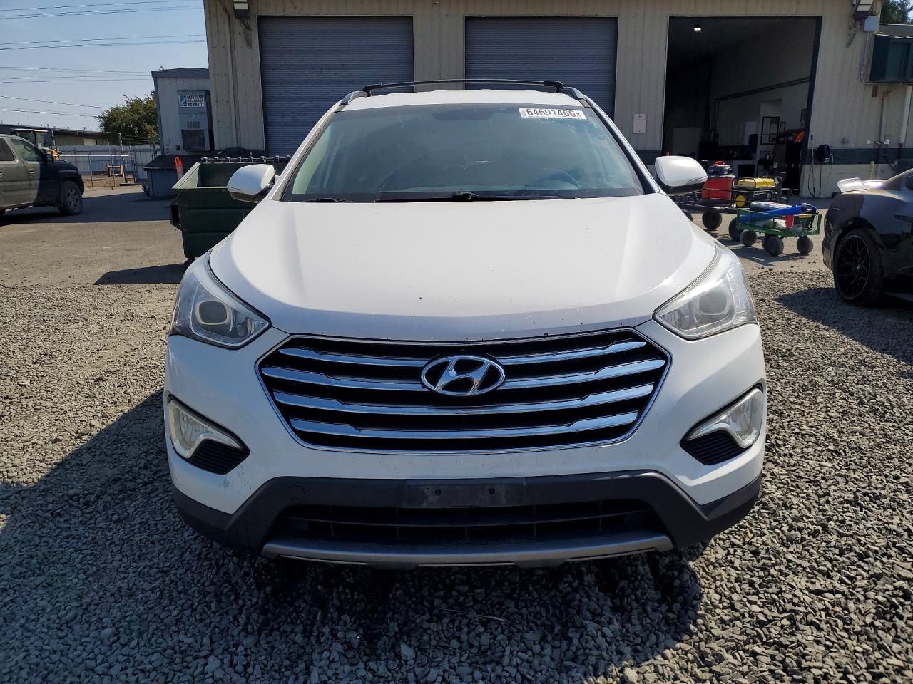 2014 Hyundai Santa Fe Gls White vin: KM8SNDHF8EU056127