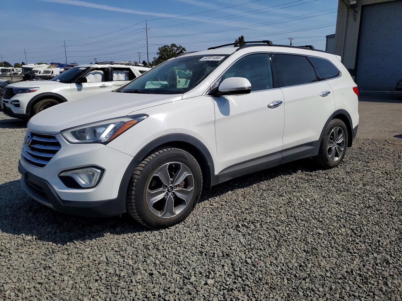 2014 Hyundai Santa Fe Gls Белый vin: KM8SNDHF8EU056127