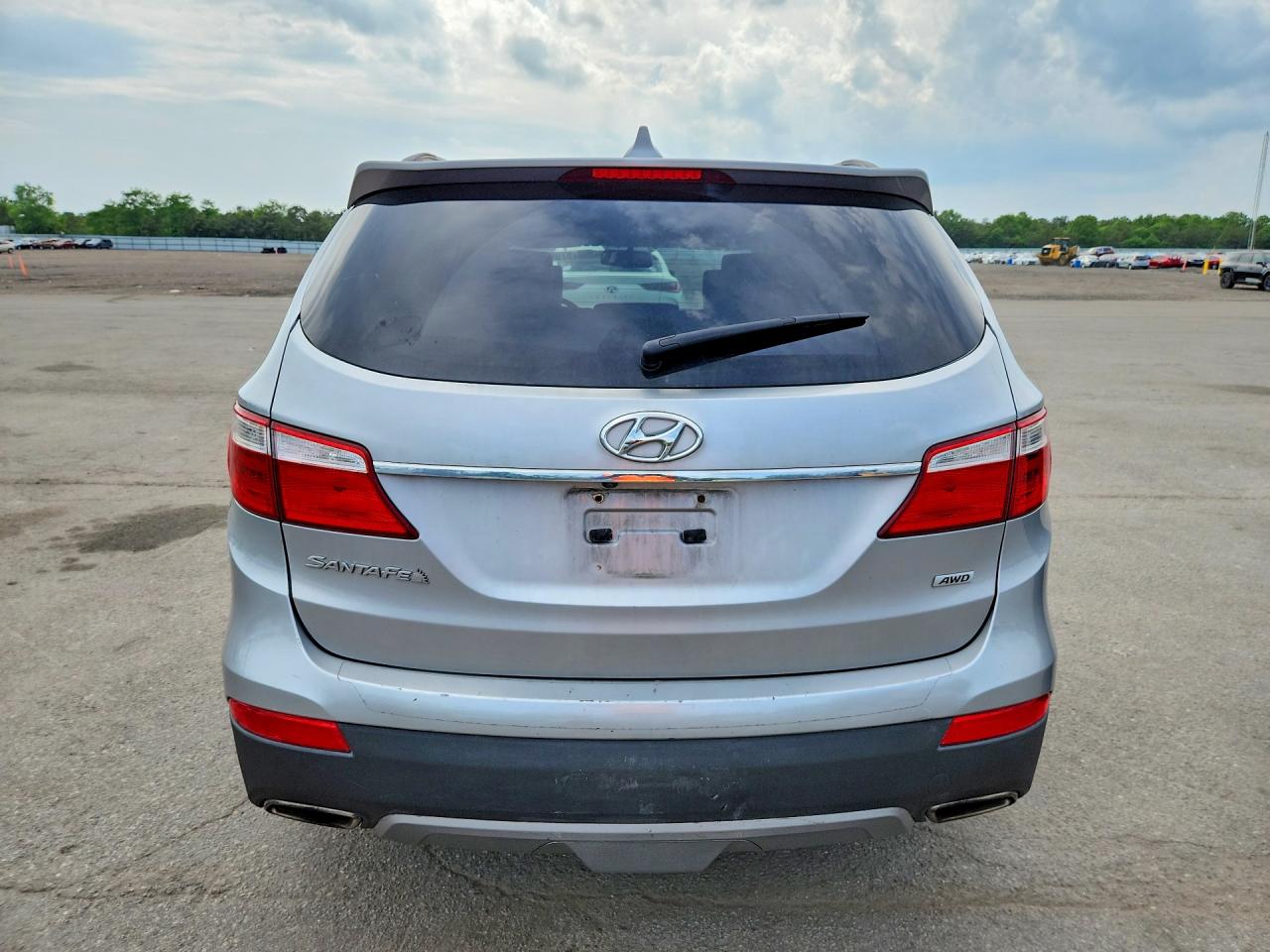 2014 Hyundai Santa Fe Gls Silver vin: KM8SNDHF8EU062879