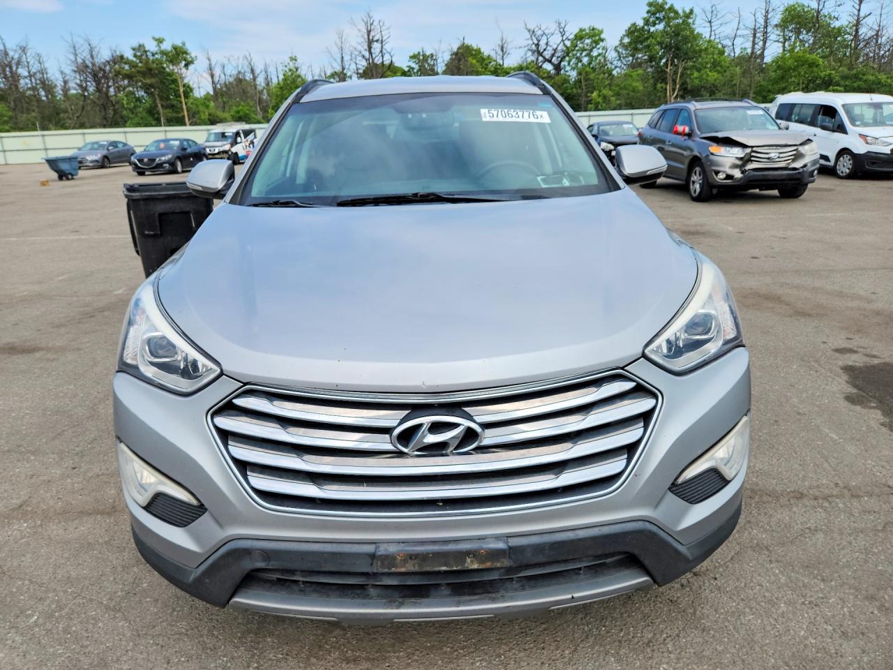 2014 Hyundai Santa Fe Gls Silver vin: KM8SNDHF8EU062879