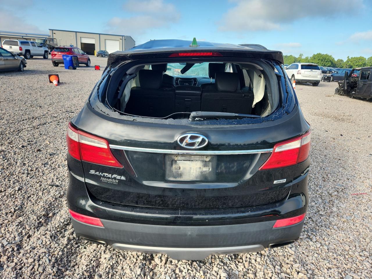 2013 Hyundai Santa Fe Gls Black vin: KM8SNDHF9DU016265