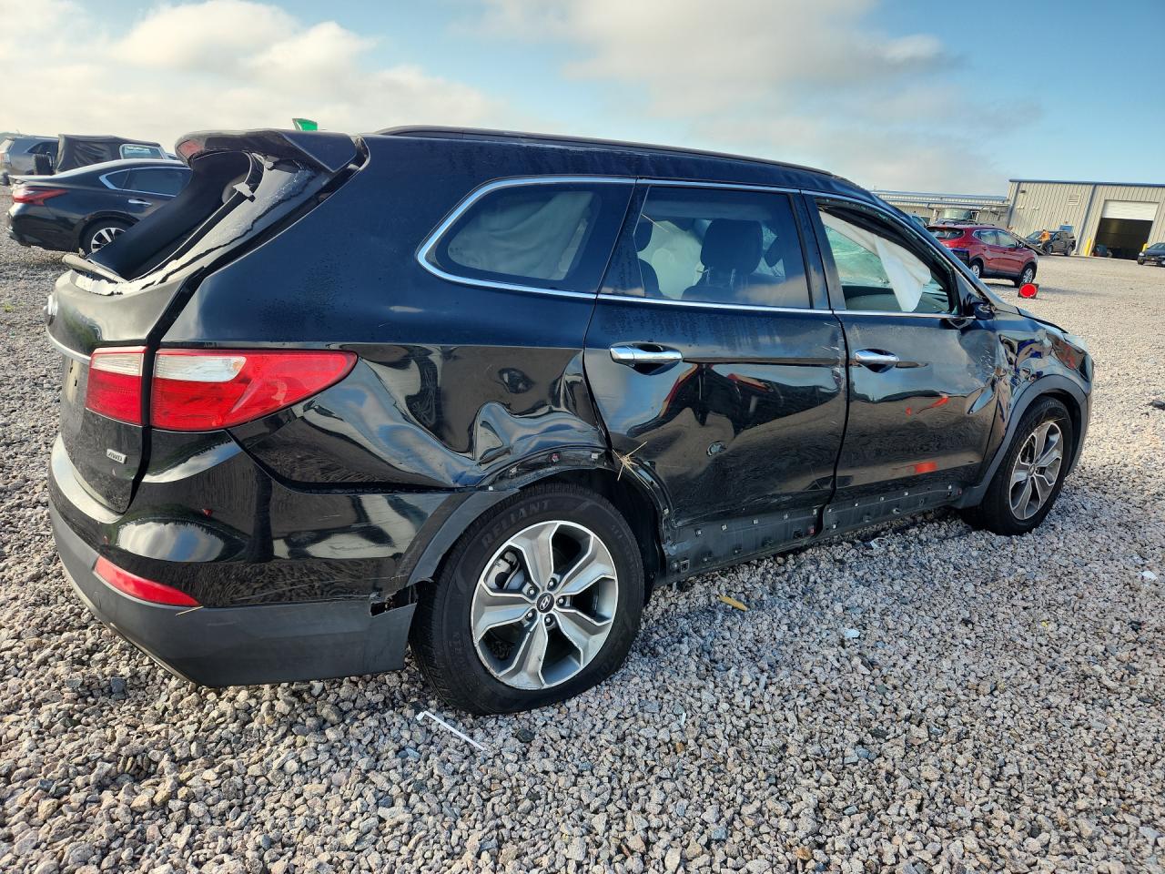 2013 Hyundai Santa Fe Gls Black vin: KM8SNDHF9DU016265
