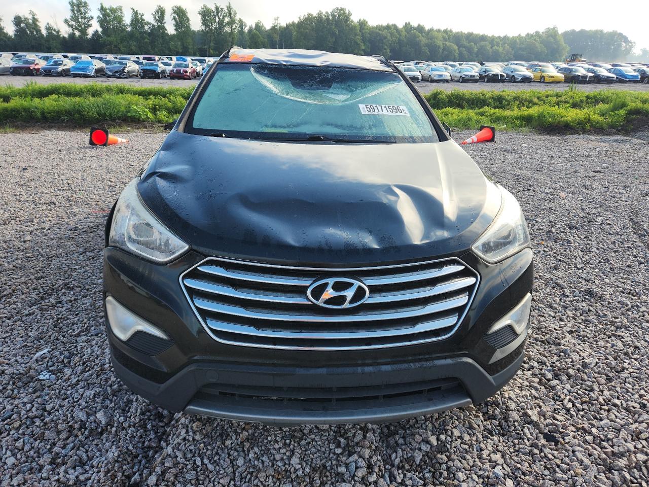 2013 Hyundai Santa Fe Gls Black vin: KM8SNDHF9DU016265