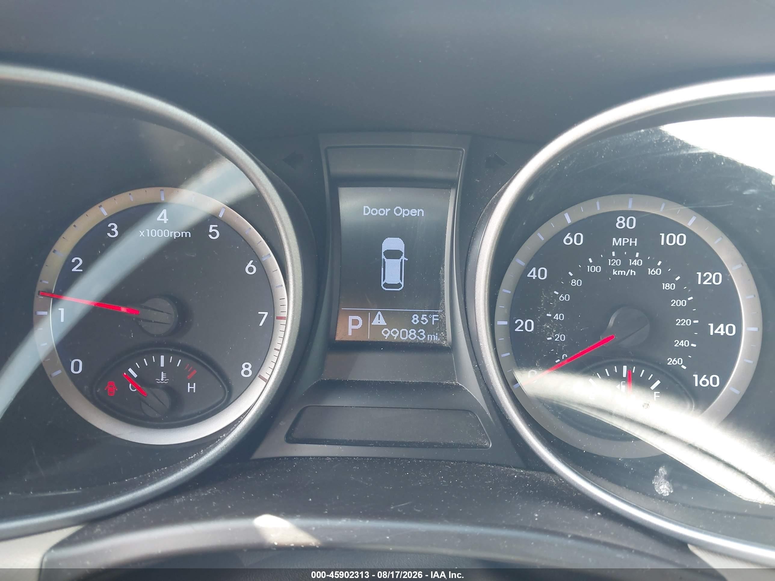 2013 Hyundai Santa Fe Gls Blue vin: KM8SNDHF9DU031624