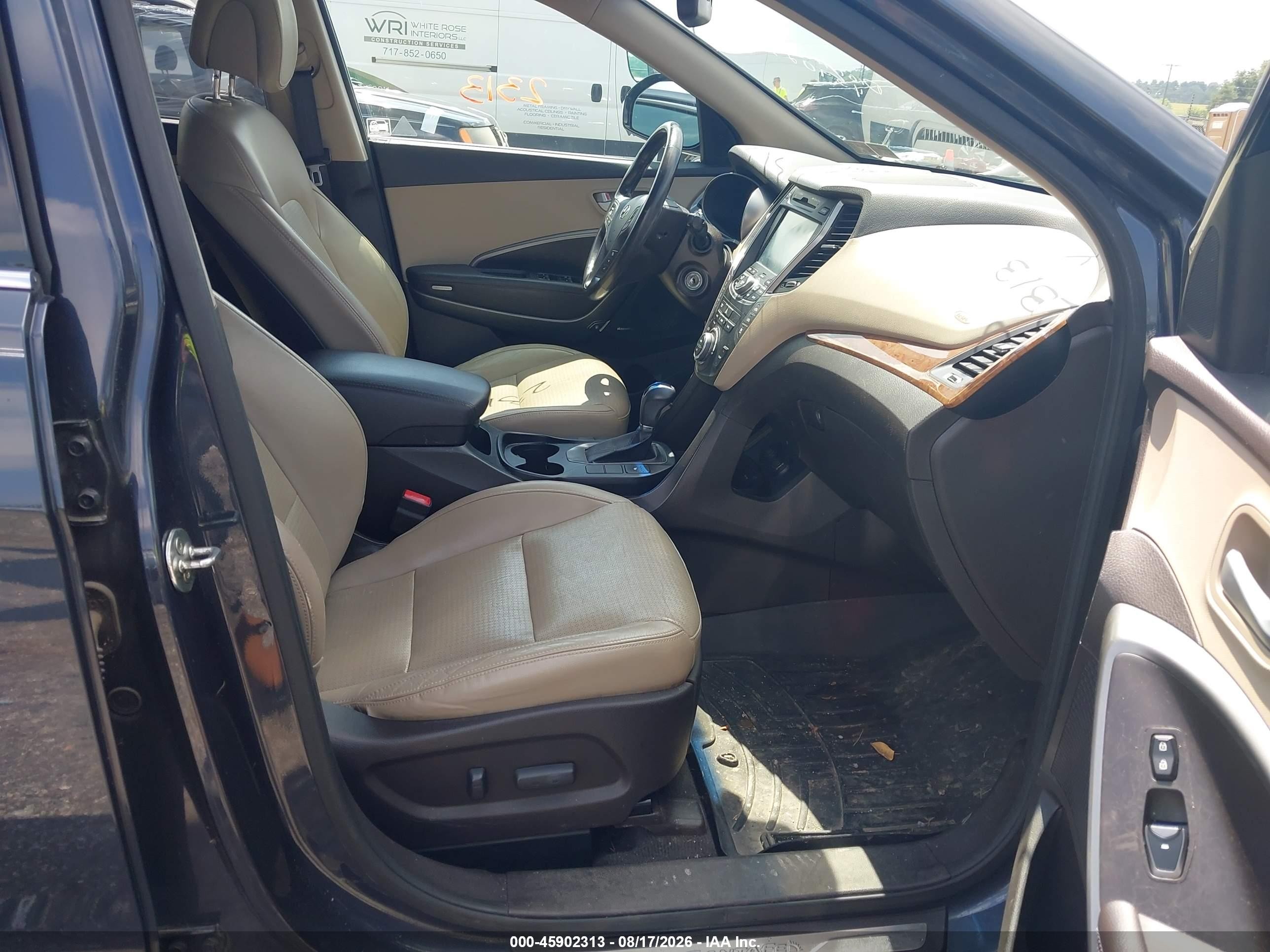 2013 Hyundai Santa Fe Gls Blue vin: KM8SNDHF9DU031624