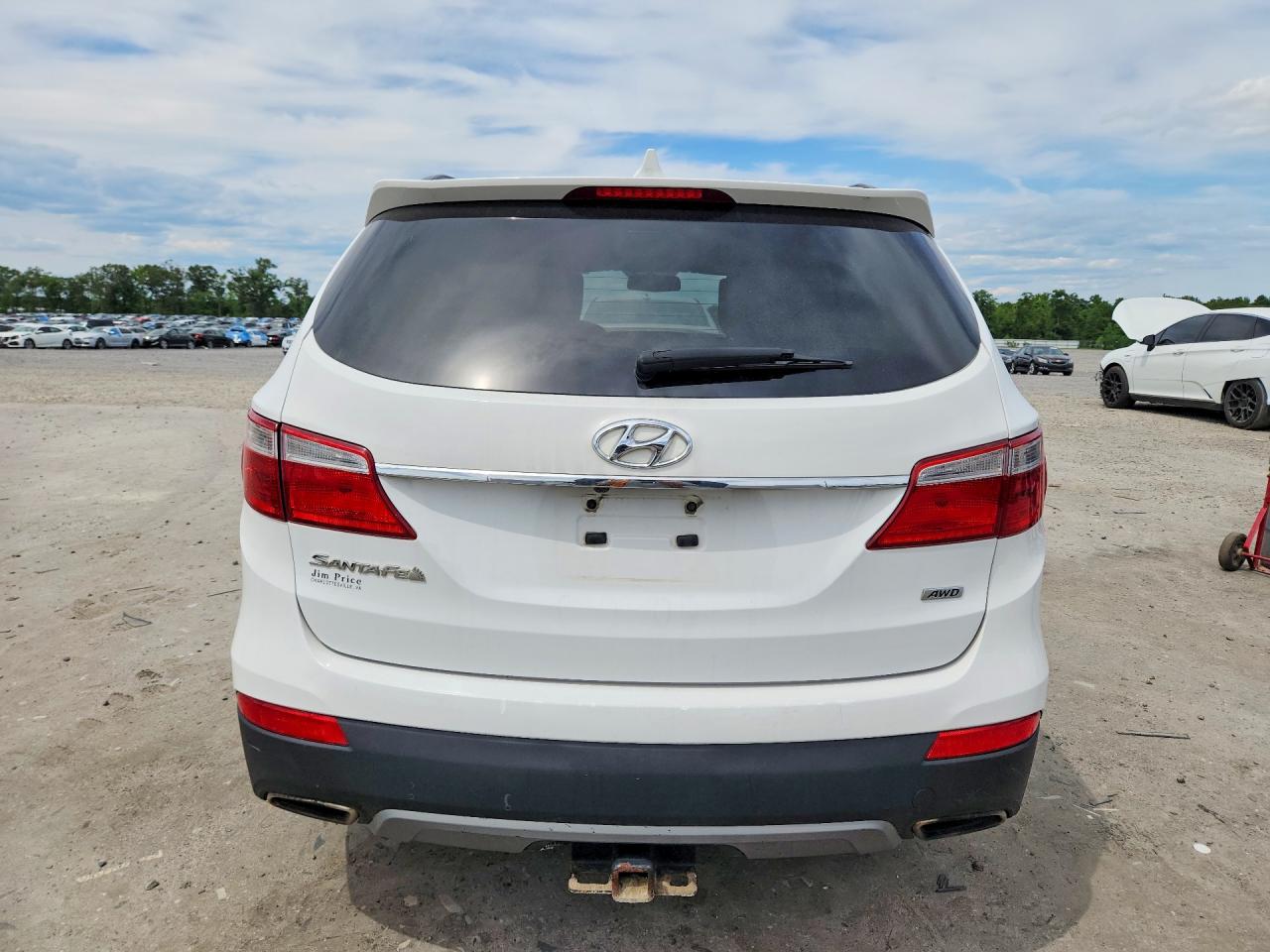 2014 Hyundai Santa Fe Gls Белый vin: KM8SNDHF9EU037070