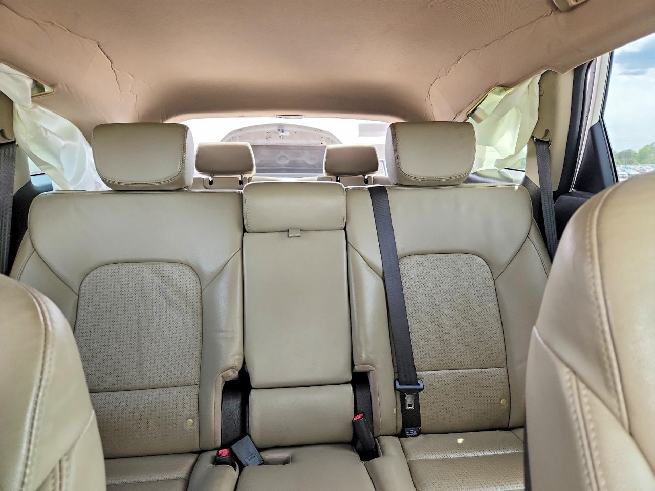 2014 Hyundai Santa Fe Gls Белый vin: KM8SNDHF9EU037070