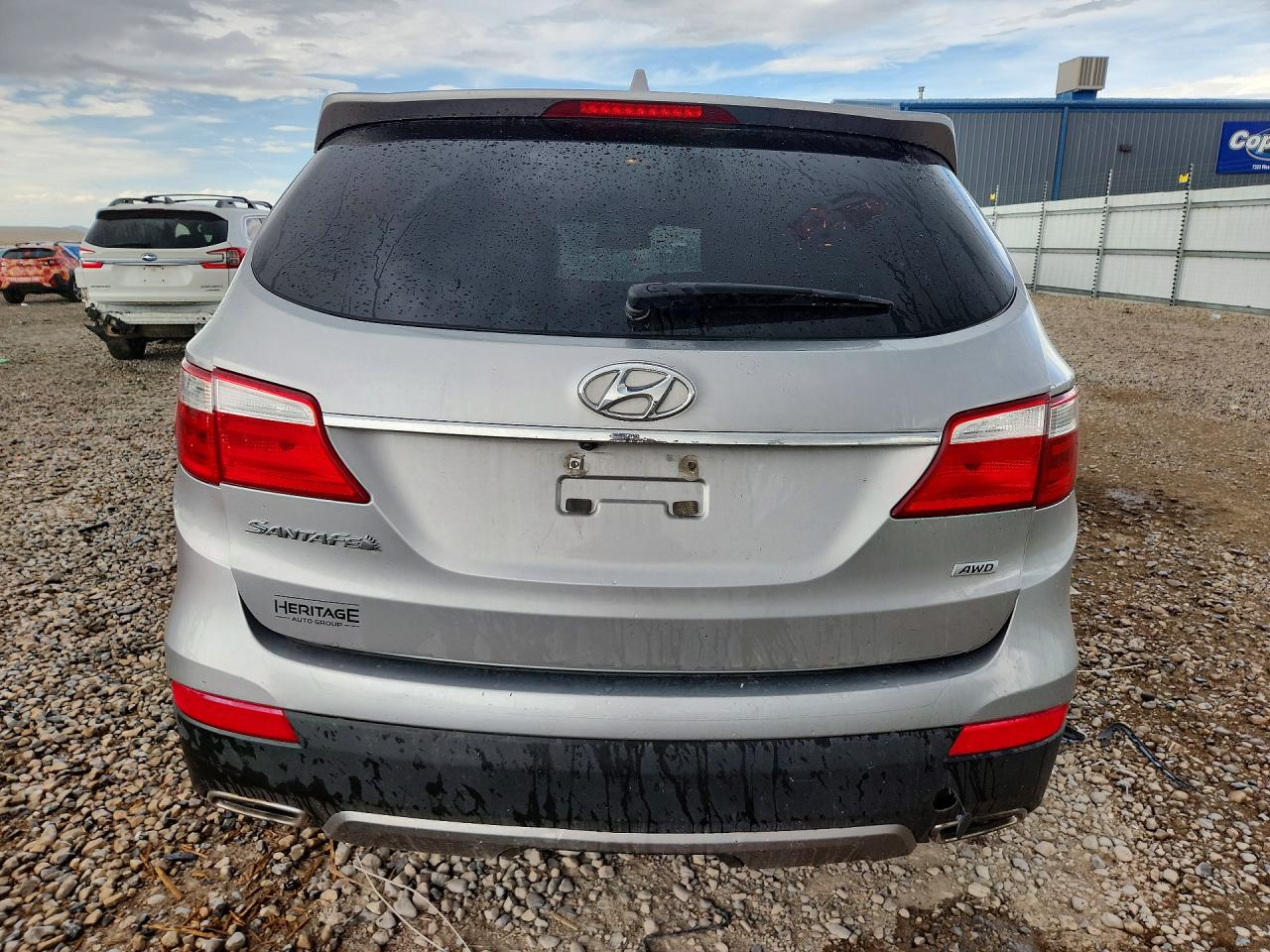 2014 Hyundai Santa Fe Gls Silver vin: KM8SNDHF9EU061711