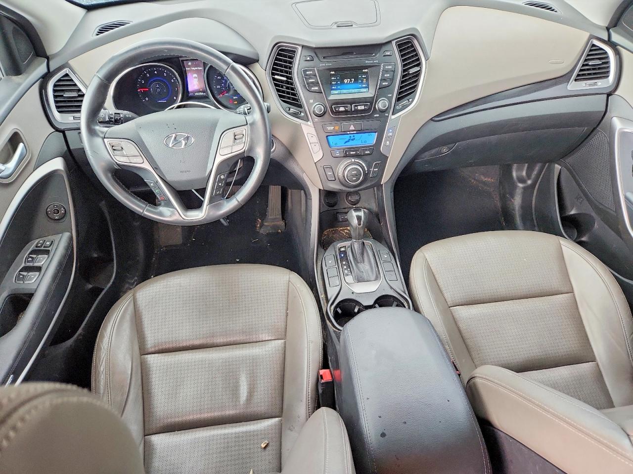 2014 Hyundai Santa Fe Gls Silver vin: KM8SNDHF9EU061711