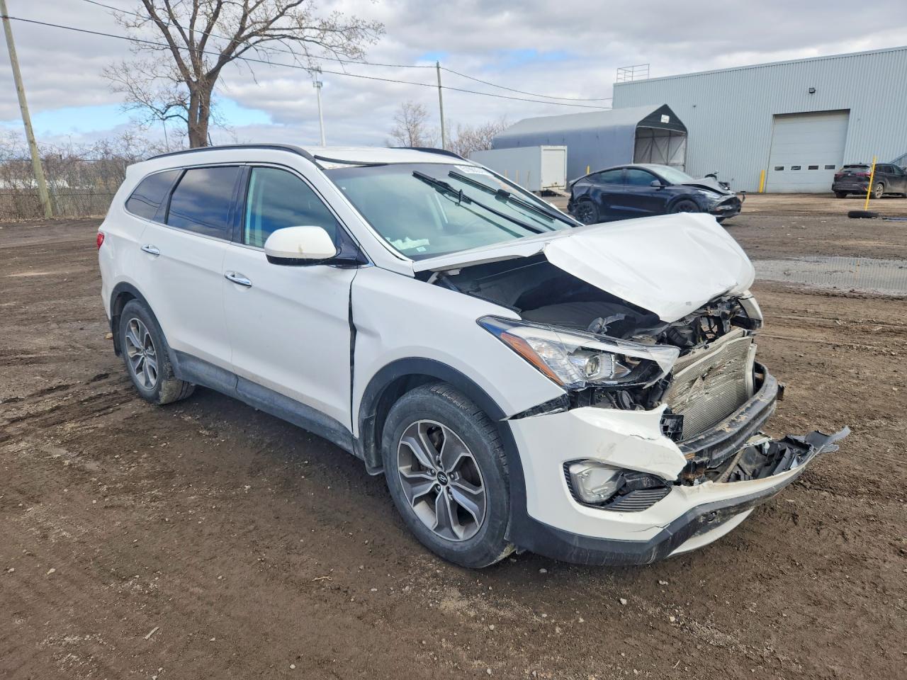 2015 Hyundai Santa Fe Gls Белый vin: KM8SNDHF9FU094208