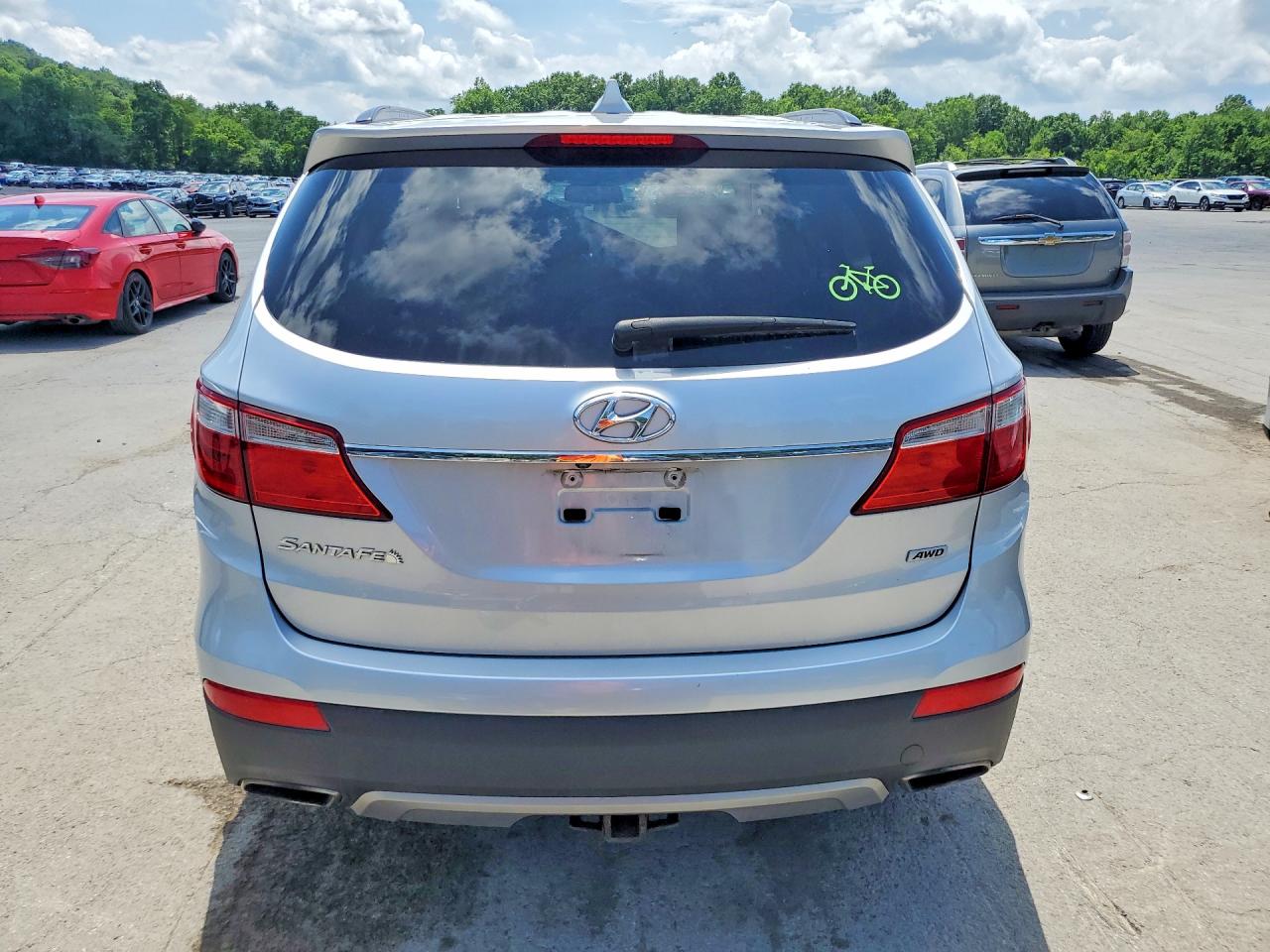 2015 Hyundai Santa Fe Gls Silver vin: KM8SNDHF9FU098730